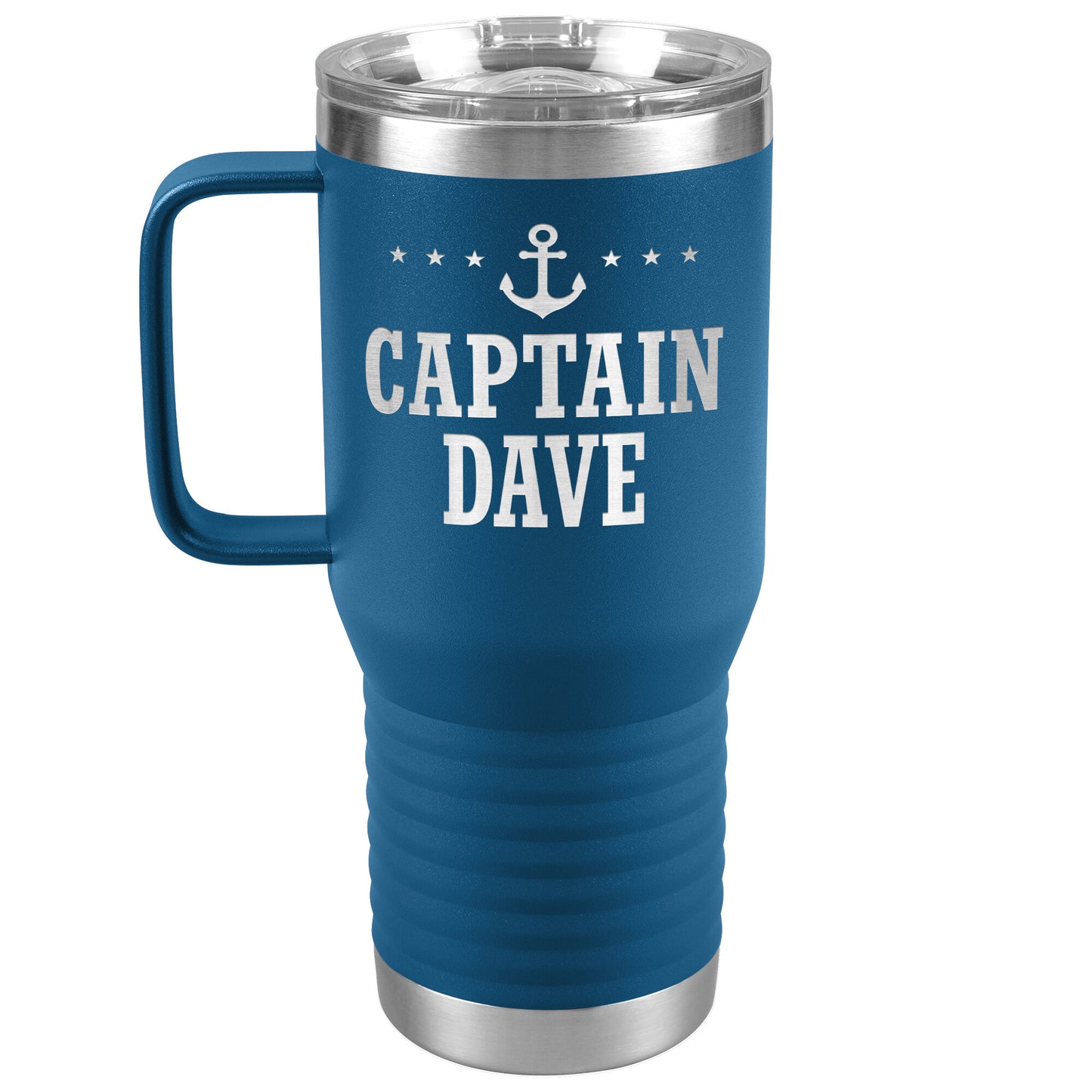 Personalized SML Boat Captain Drink Tumbler - Laser Etched