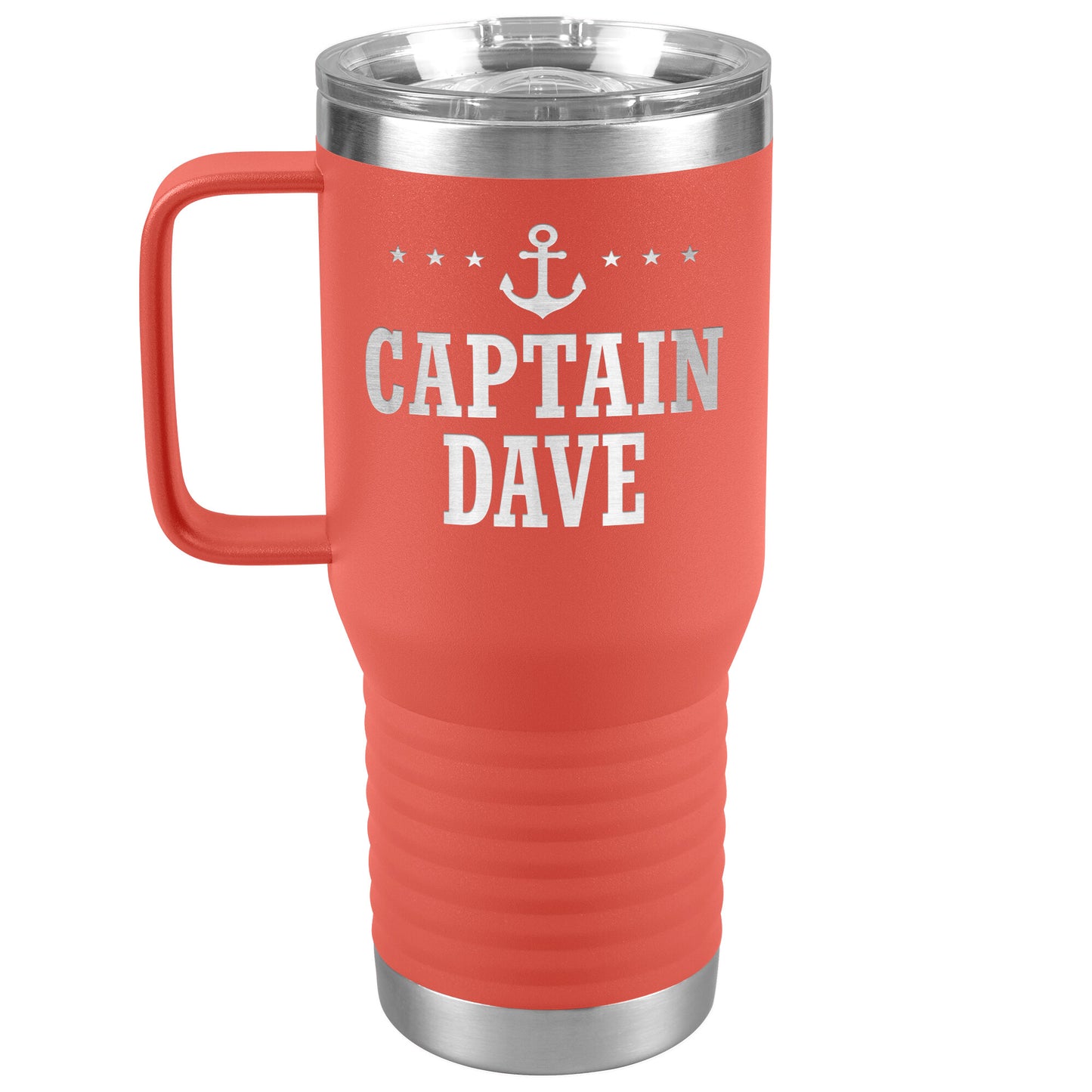 Personalized SML Boat Captain Drink Tumbler - Laser Etched