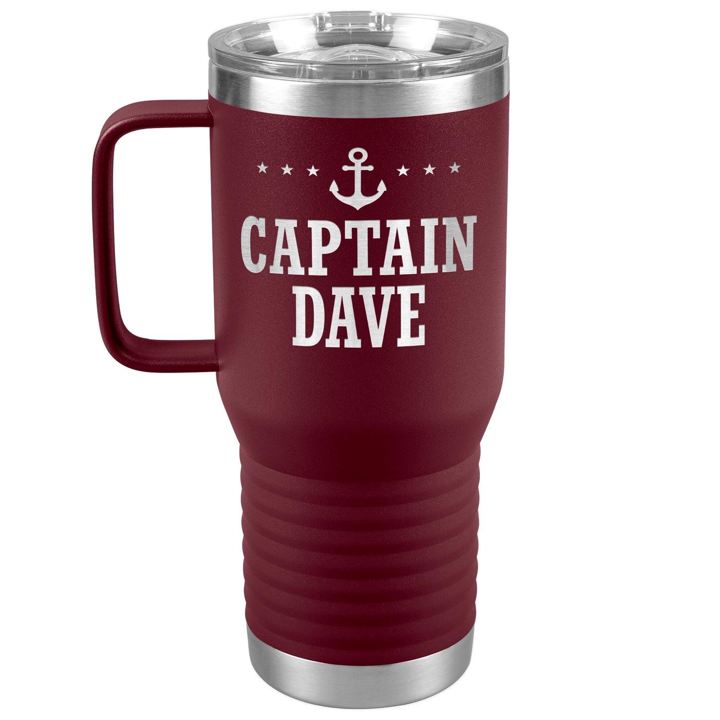 Personalized SML Boat Captain Drink Tumbler - Laser Etched