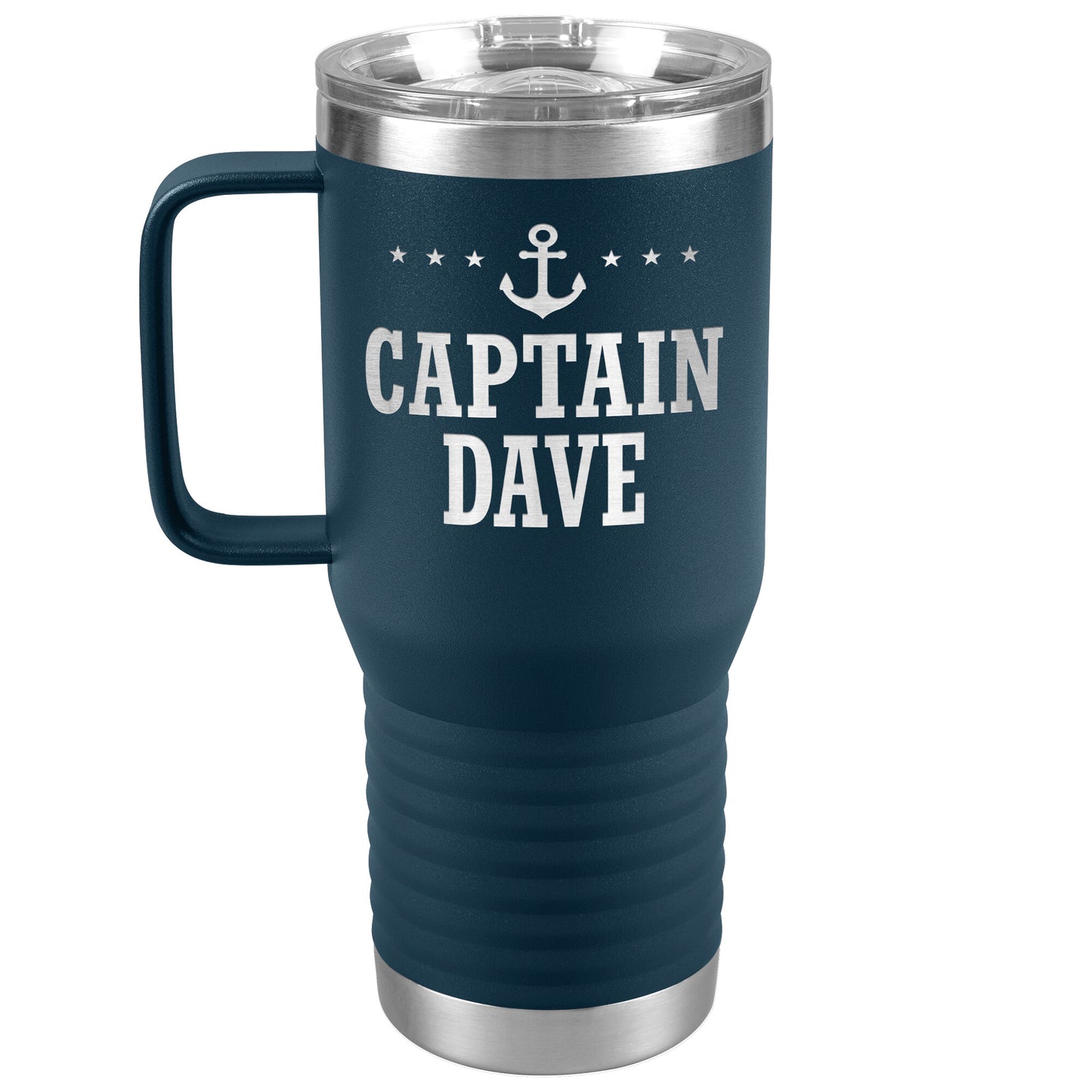 Personalized SML Boat Captain Drink Tumbler - Laser Etched