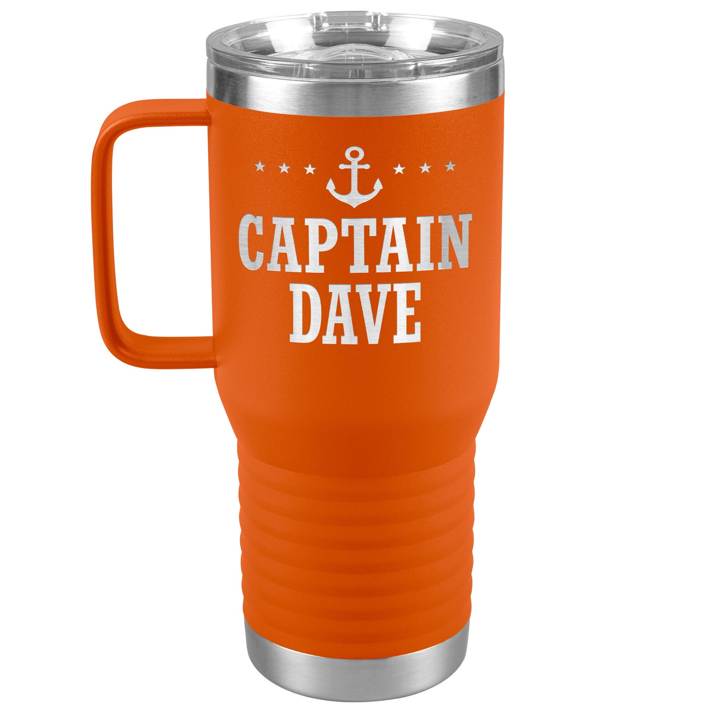 Personalized SML Boat Captain Drink Tumbler - Laser Etched