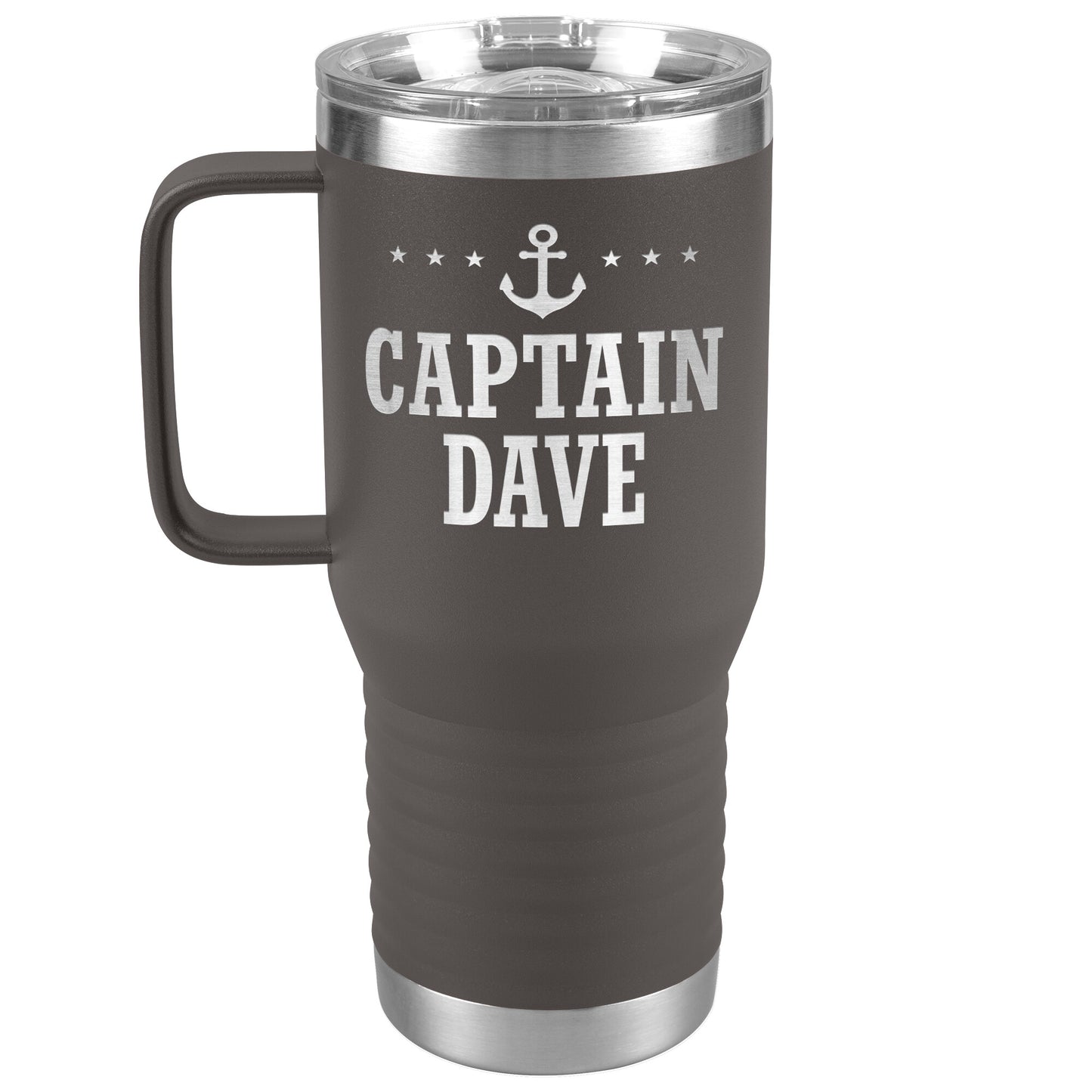 Personalized SML Boat Captain Drink Tumbler - Laser Etched