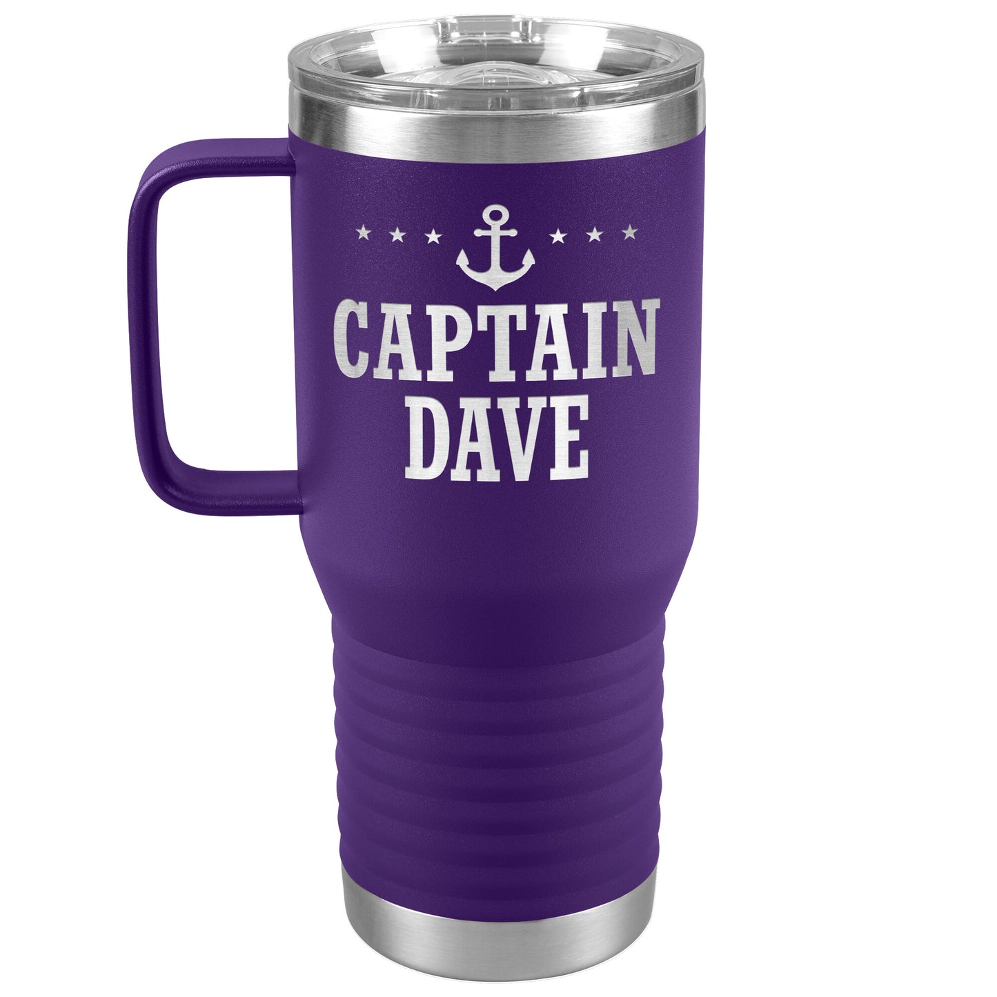 Personalized SML Boat Captain Drink Tumbler - Laser Etched