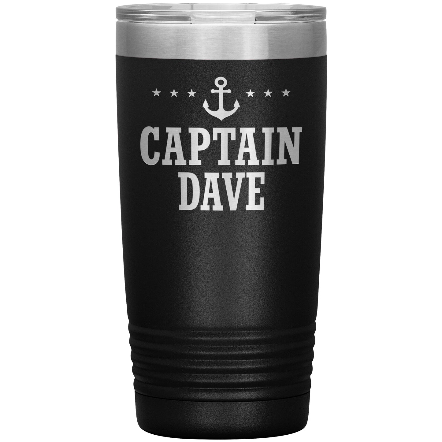 Personalized SML Boat Captain Drink Tumbler - Laser Etched