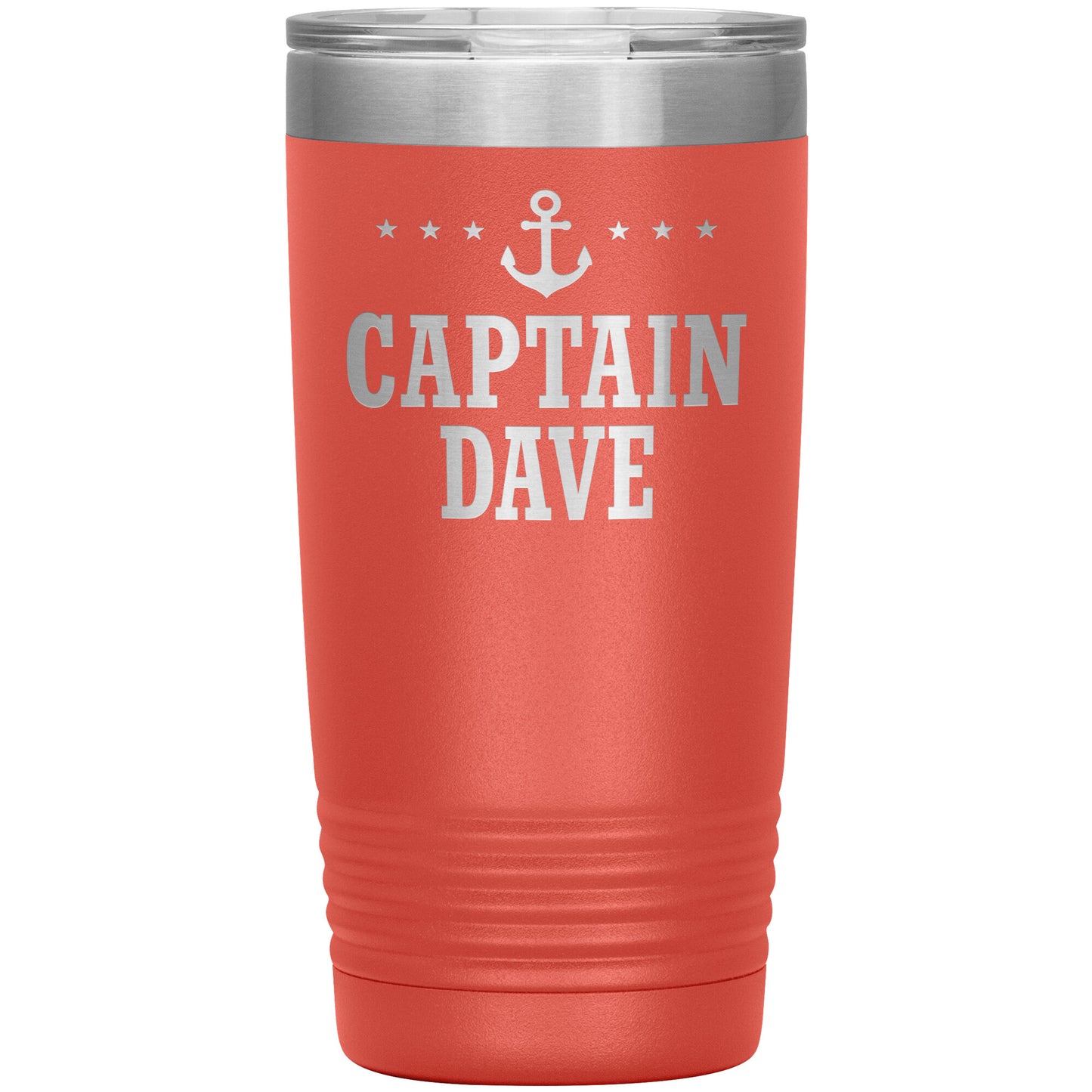 Personalized SML Boat Captain Drink Tumbler - Laser Etched