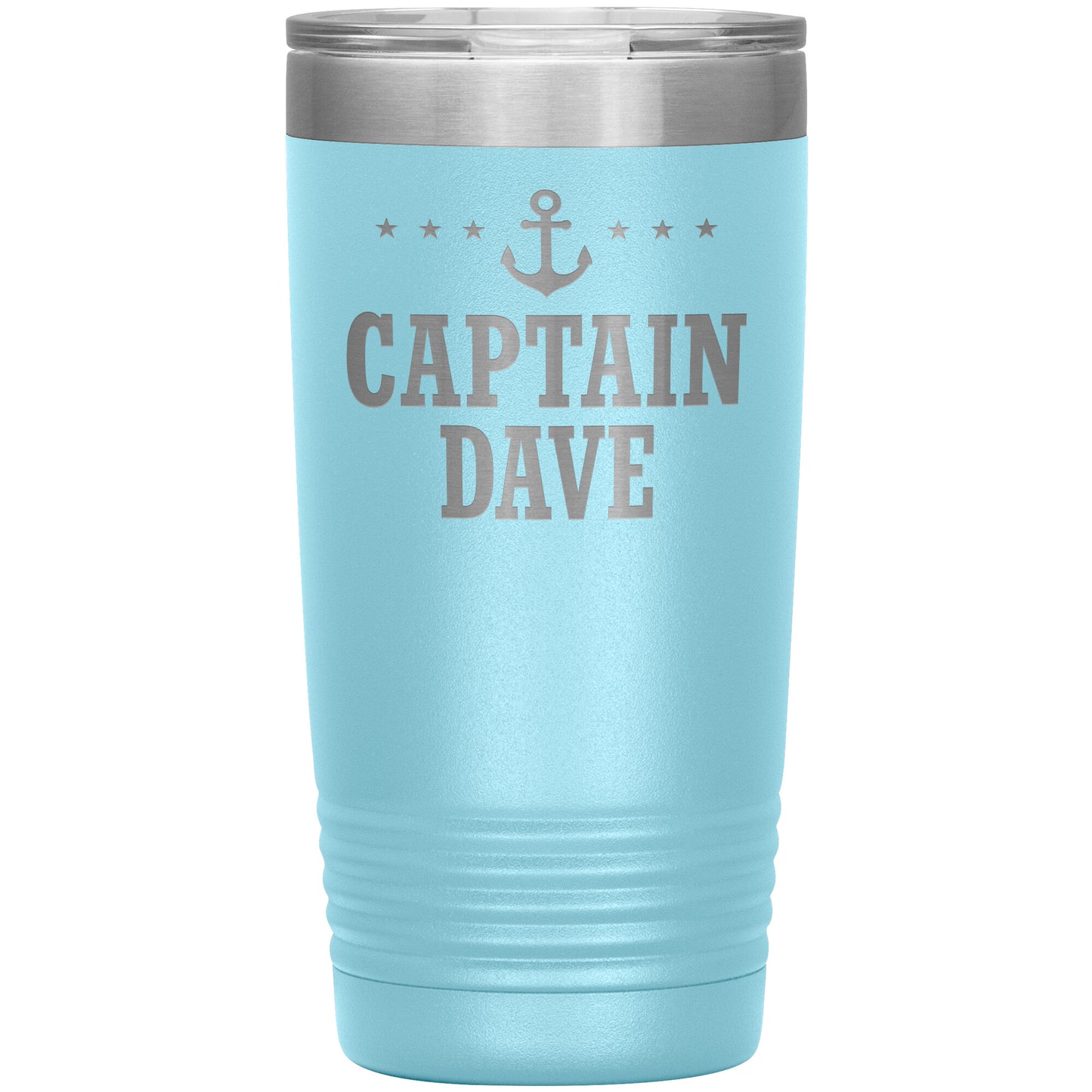 Personalized SML Boat Captain Drink Tumbler - Laser Etched
