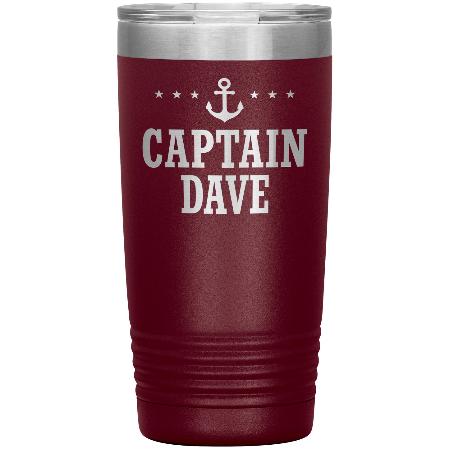 Personalized SML Boat Captain Drink Tumbler - Laser Etched