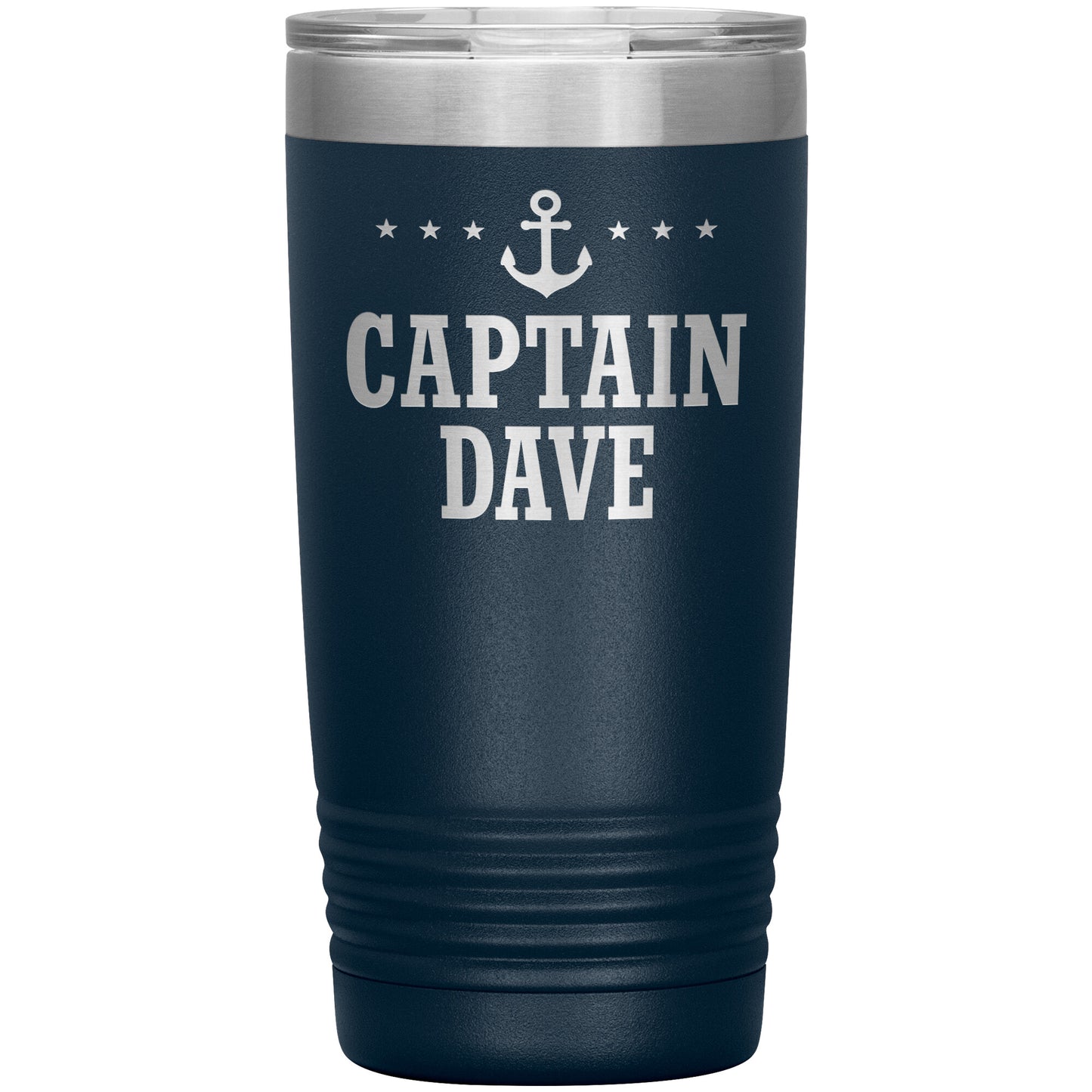 Personalized SML Boat Captain Drink Tumbler - Laser Etched