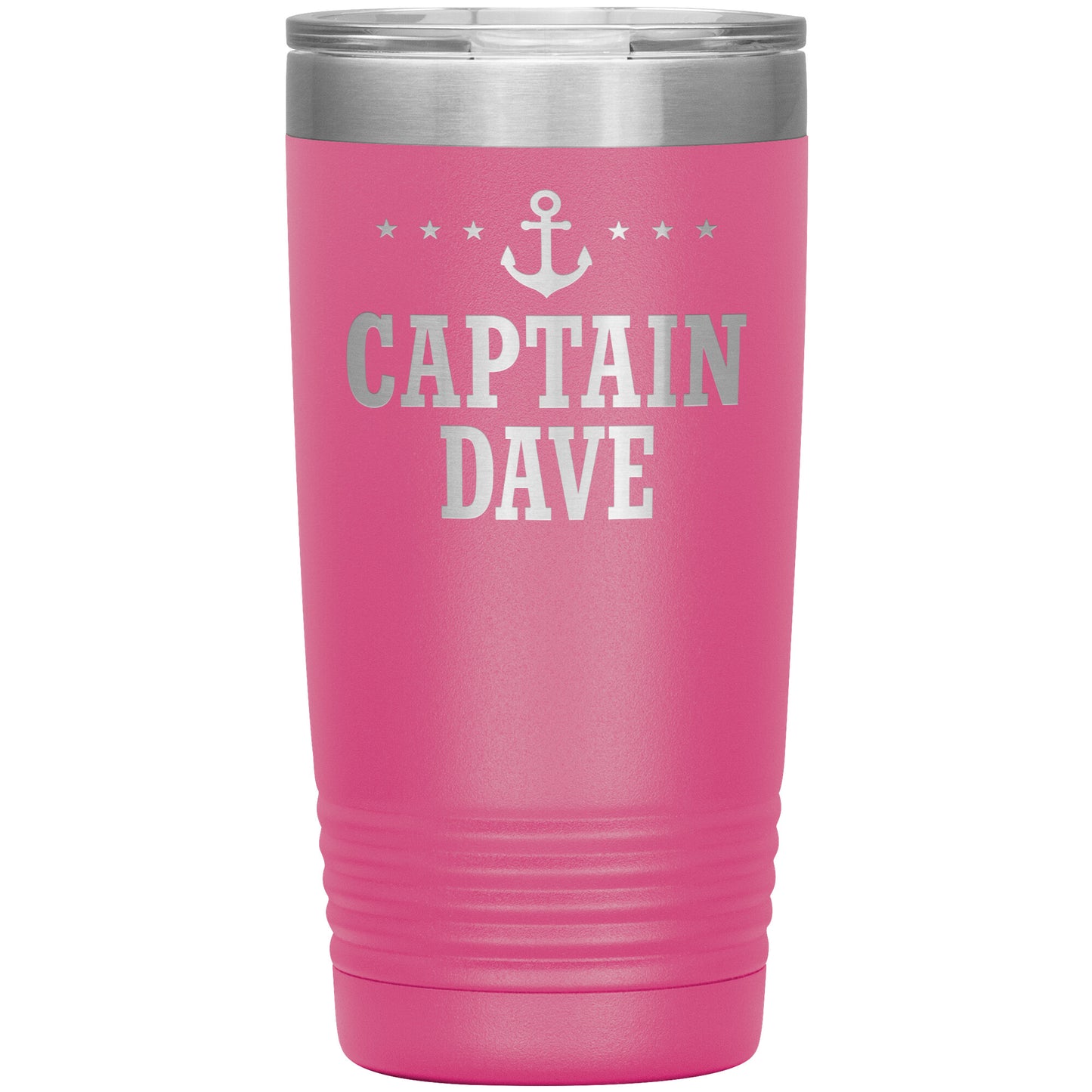 Personalized SML Boat Captain Drink Tumbler - Laser Etched
