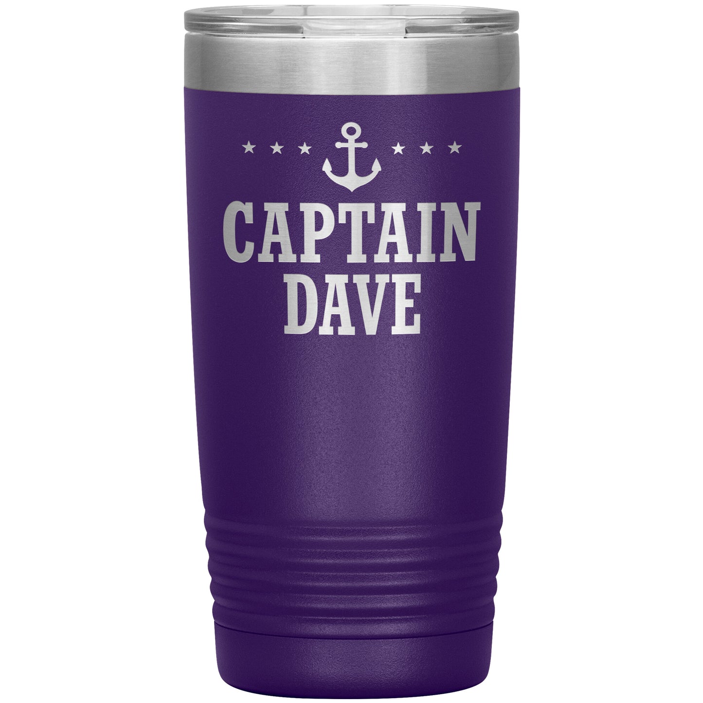 Personalized SML Boat Captain Drink Tumbler - Laser Etched