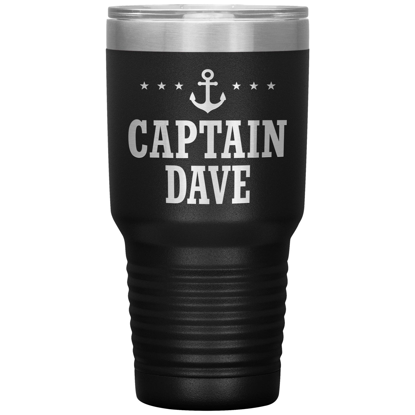 Personalized SML Boat Captain Drink Tumbler - Laser Etched