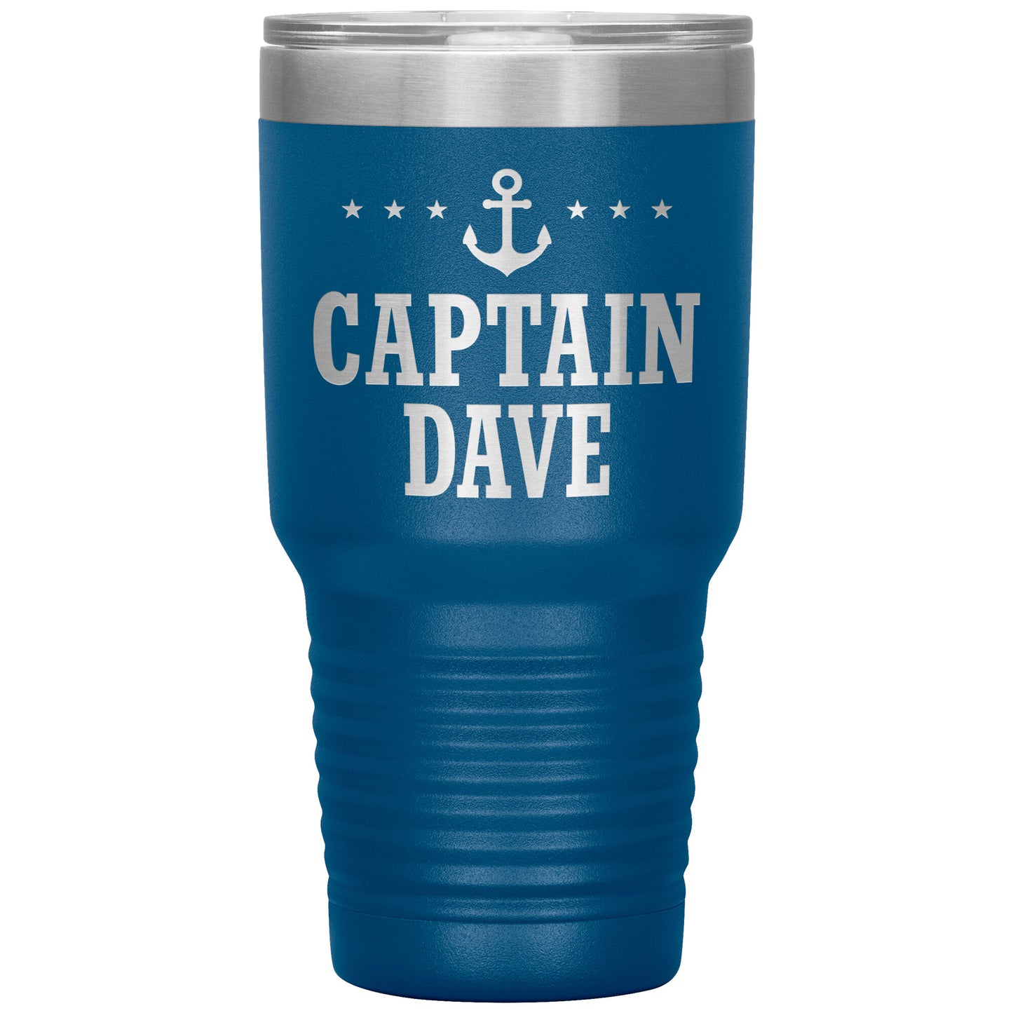 Personalized SML Boat Captain Drink Tumbler - Laser Etched