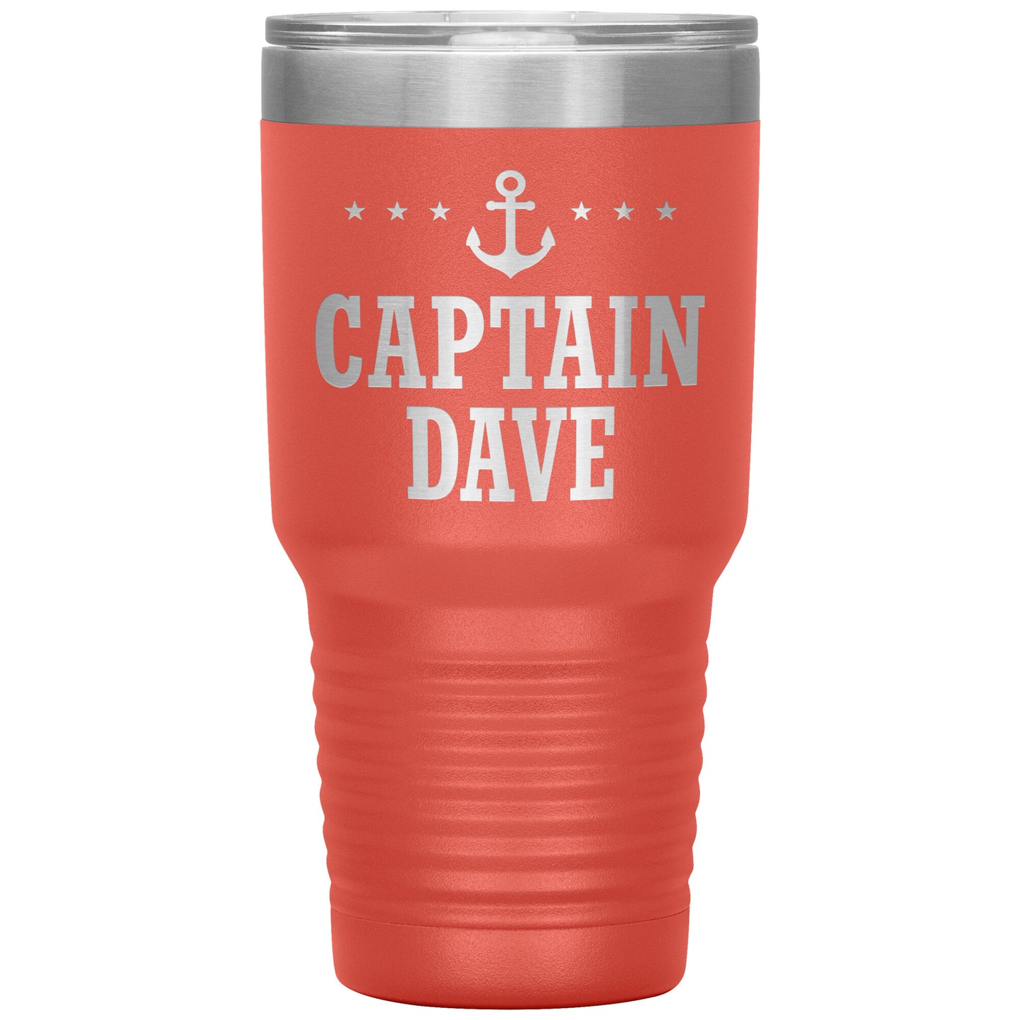 Personalized SML Boat Captain Drink Tumbler - Laser Etched