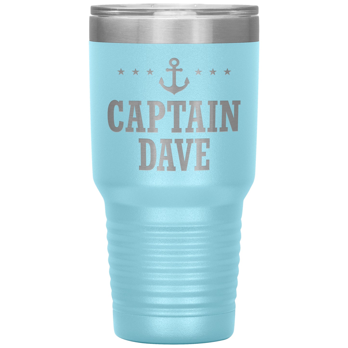 Personalized SML Boat Captain Drink Tumbler - Laser Etched