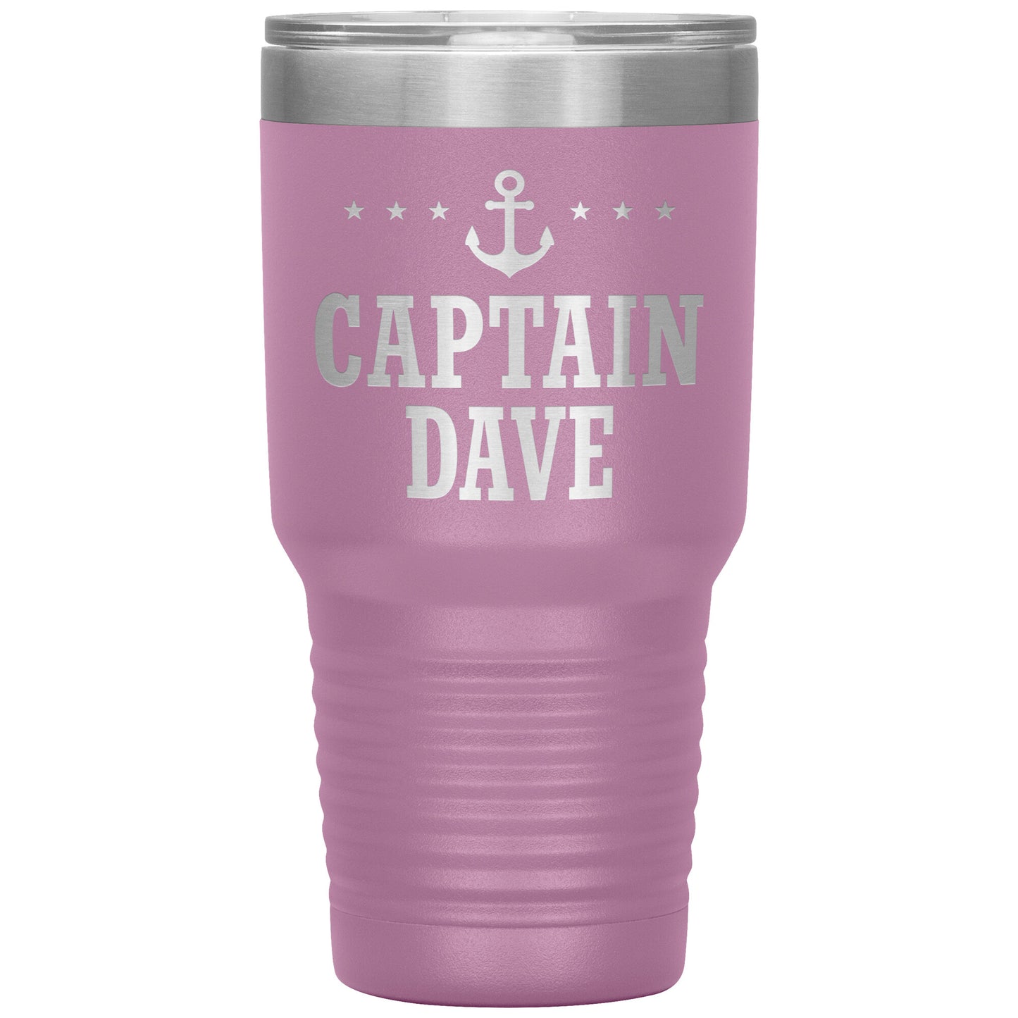 Personalized SML Boat Captain Drink Tumbler - Laser Etched