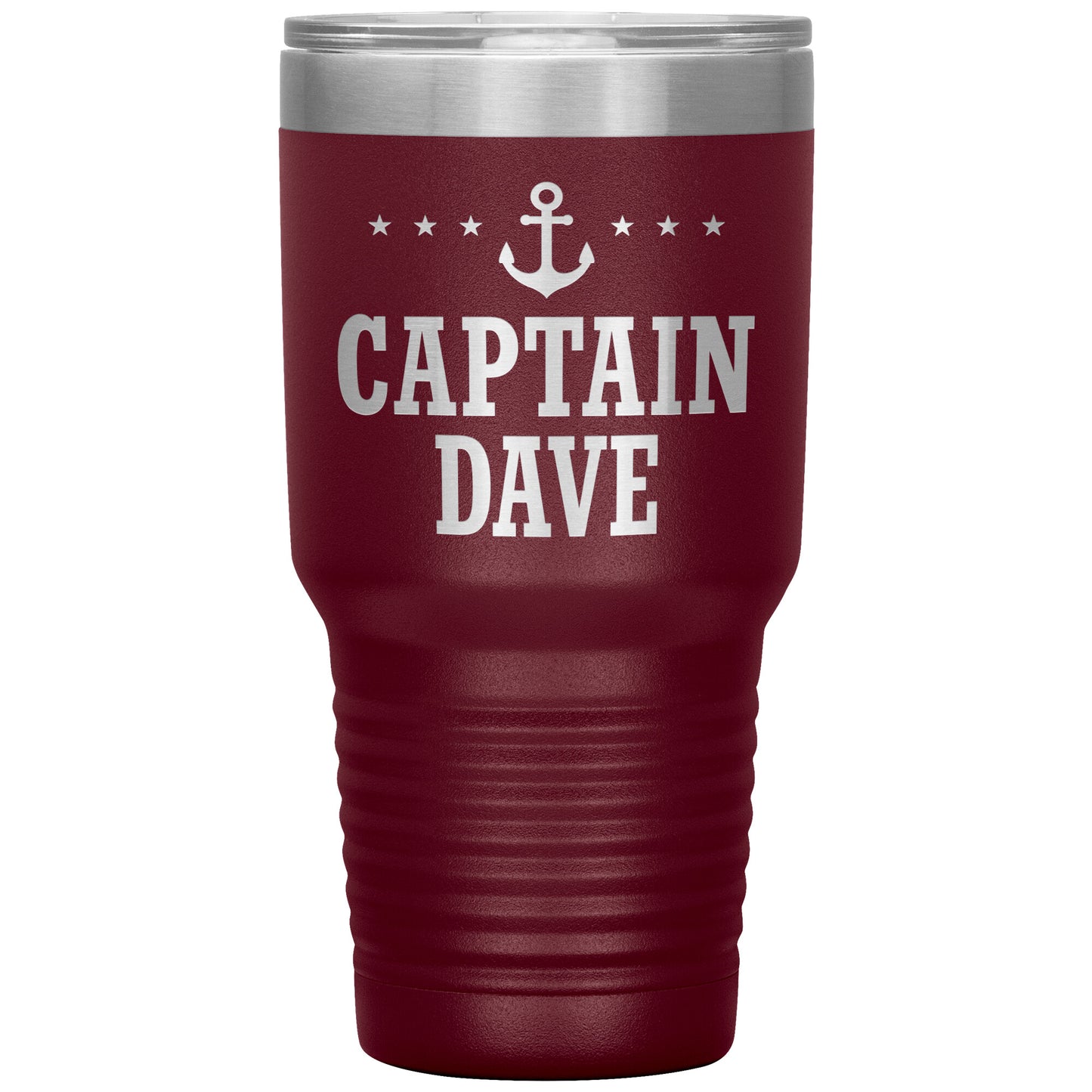 Personalized SML Boat Captain Drink Tumbler - Laser Etched