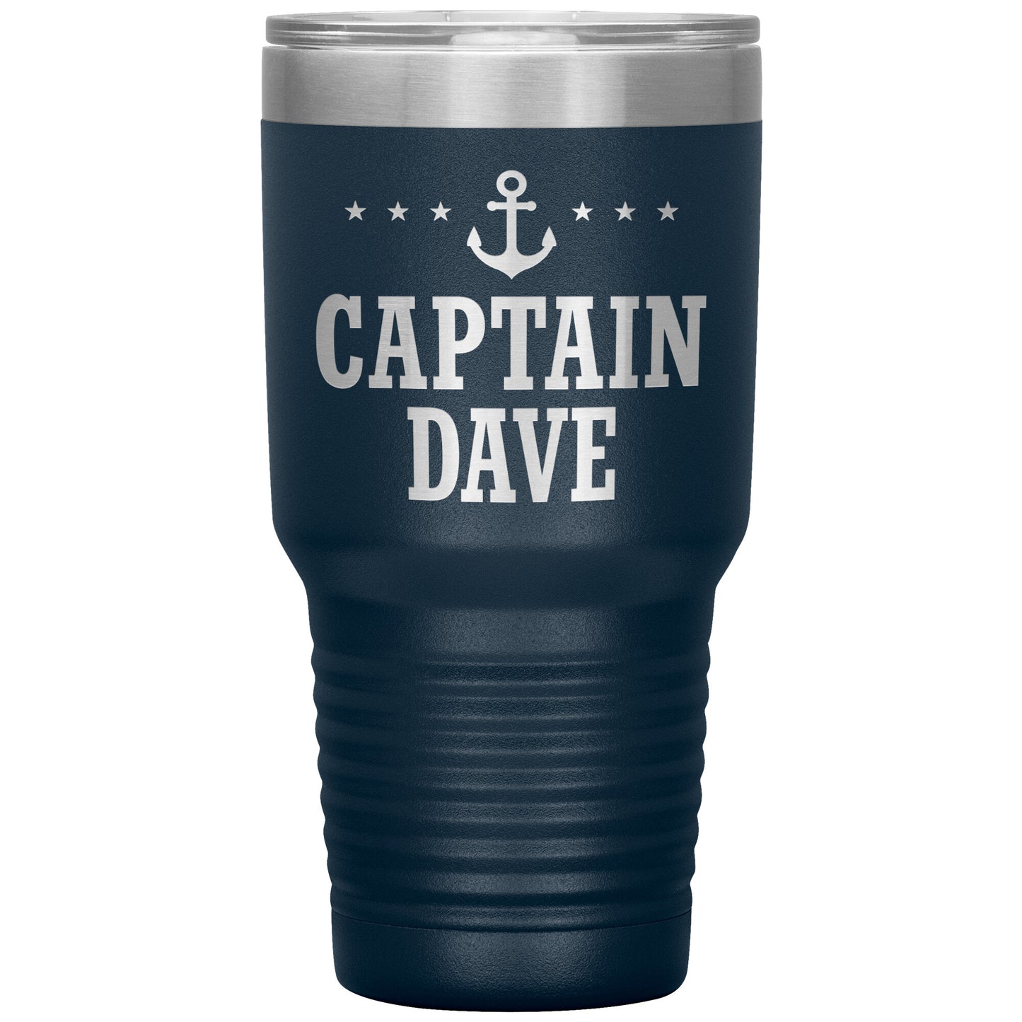 Personalized SML Boat Captain Drink Tumbler - Laser Etched