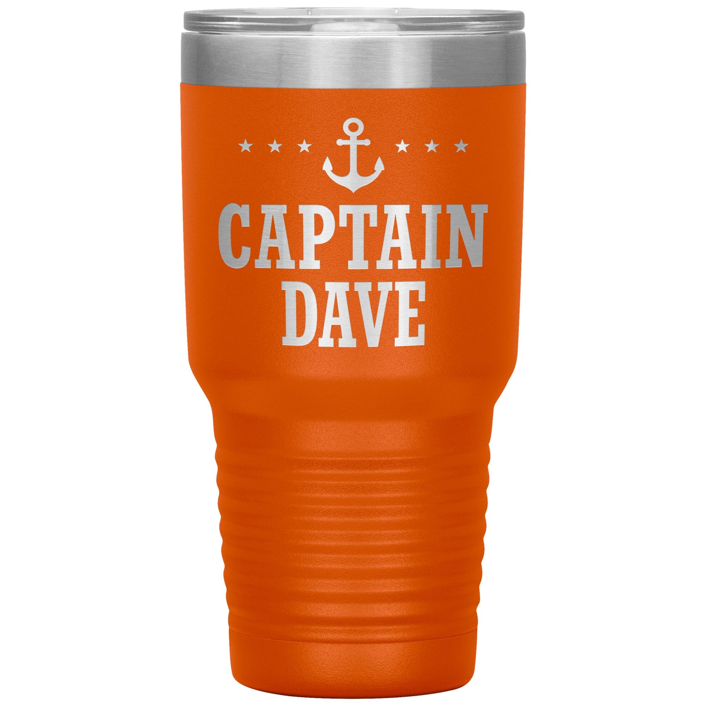 Personalized SML Boat Captain Drink Tumbler - Laser Etched