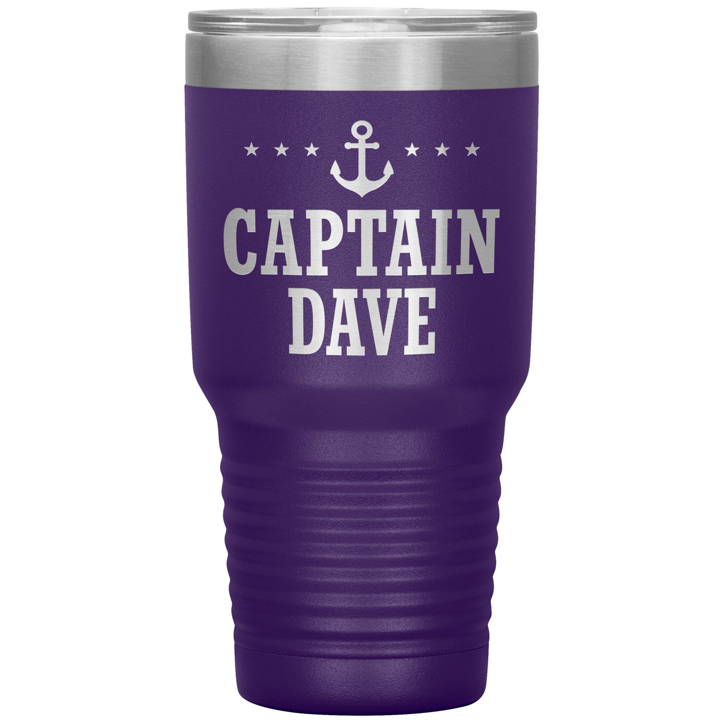 Personalized SML Boat Captain Drink Tumbler - Laser Etched