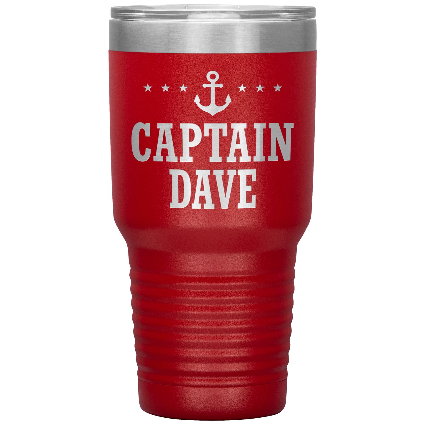 Personalized SML Boat Captain Drink Tumbler - Laser Etched