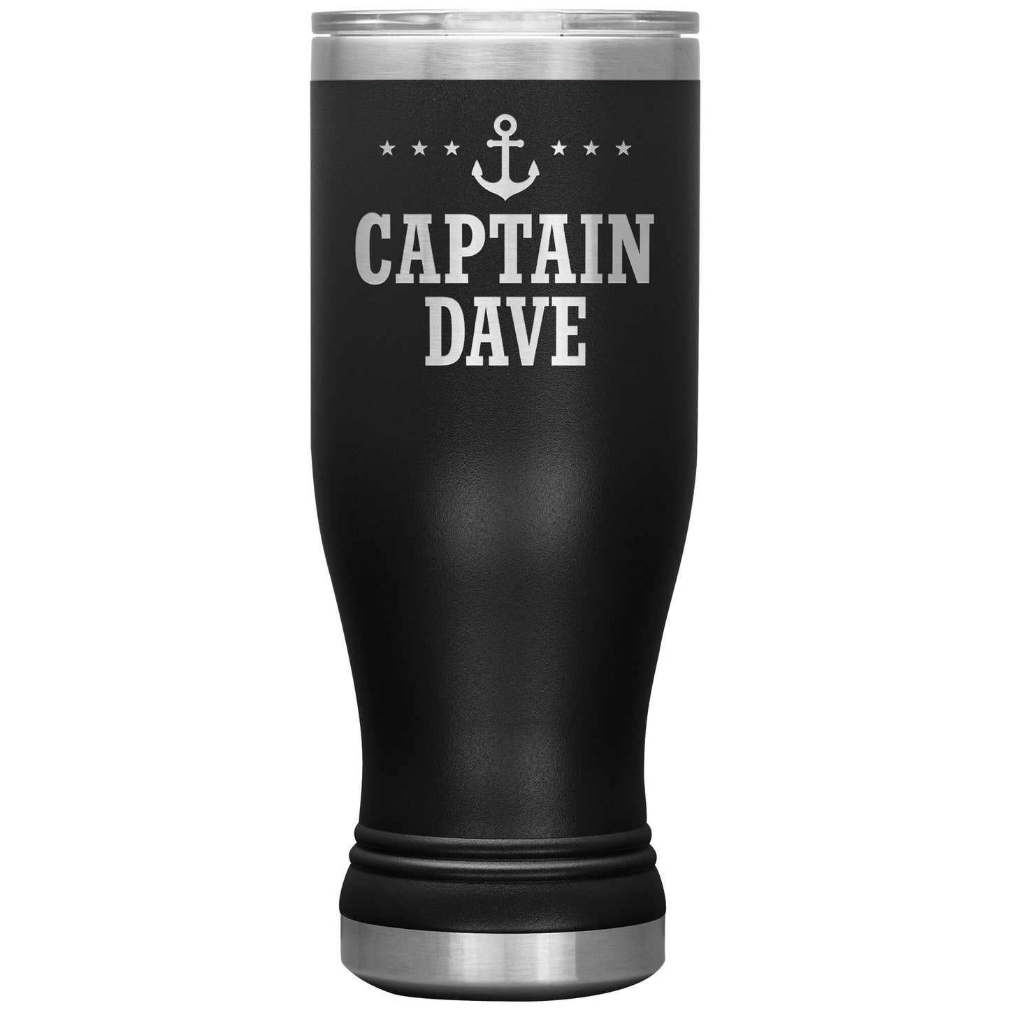 Personalized SML Boat Captain Drink Tumbler - Laser Etched