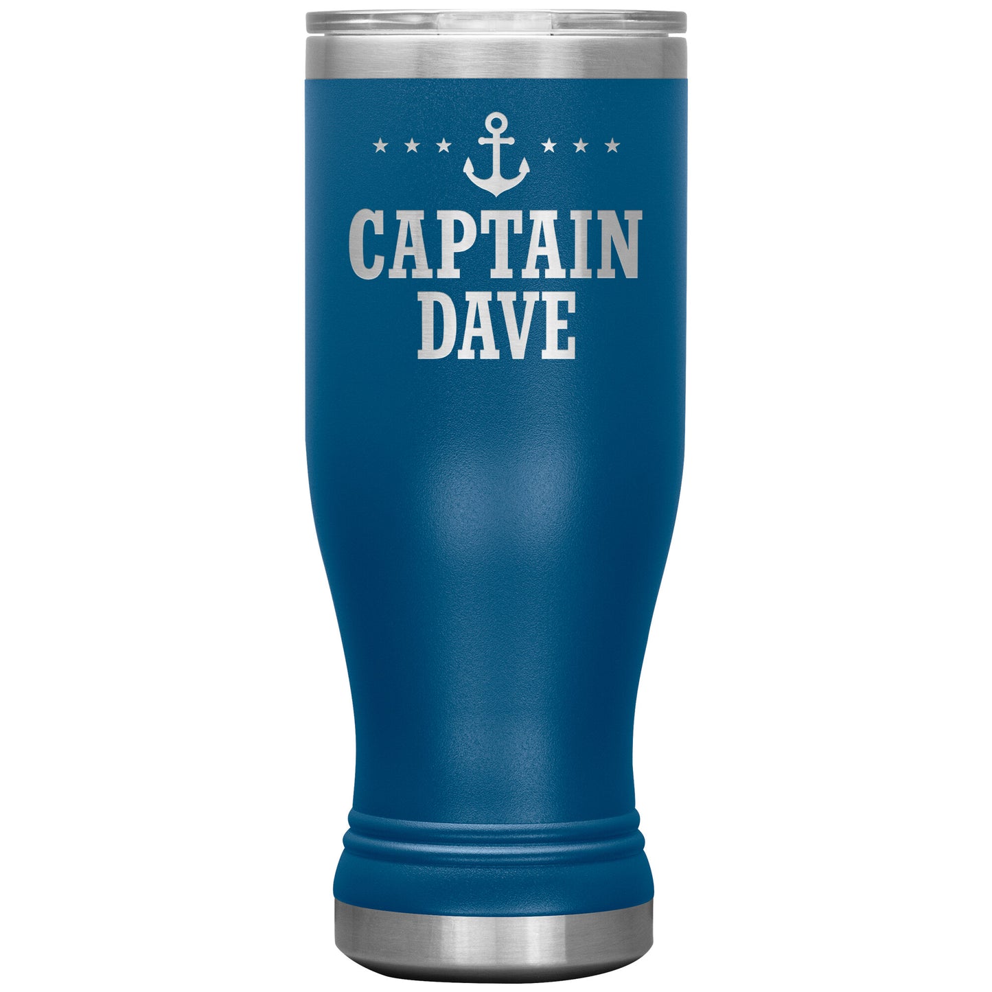 Personalized SML Boat Captain Drink Tumbler - Laser Etched