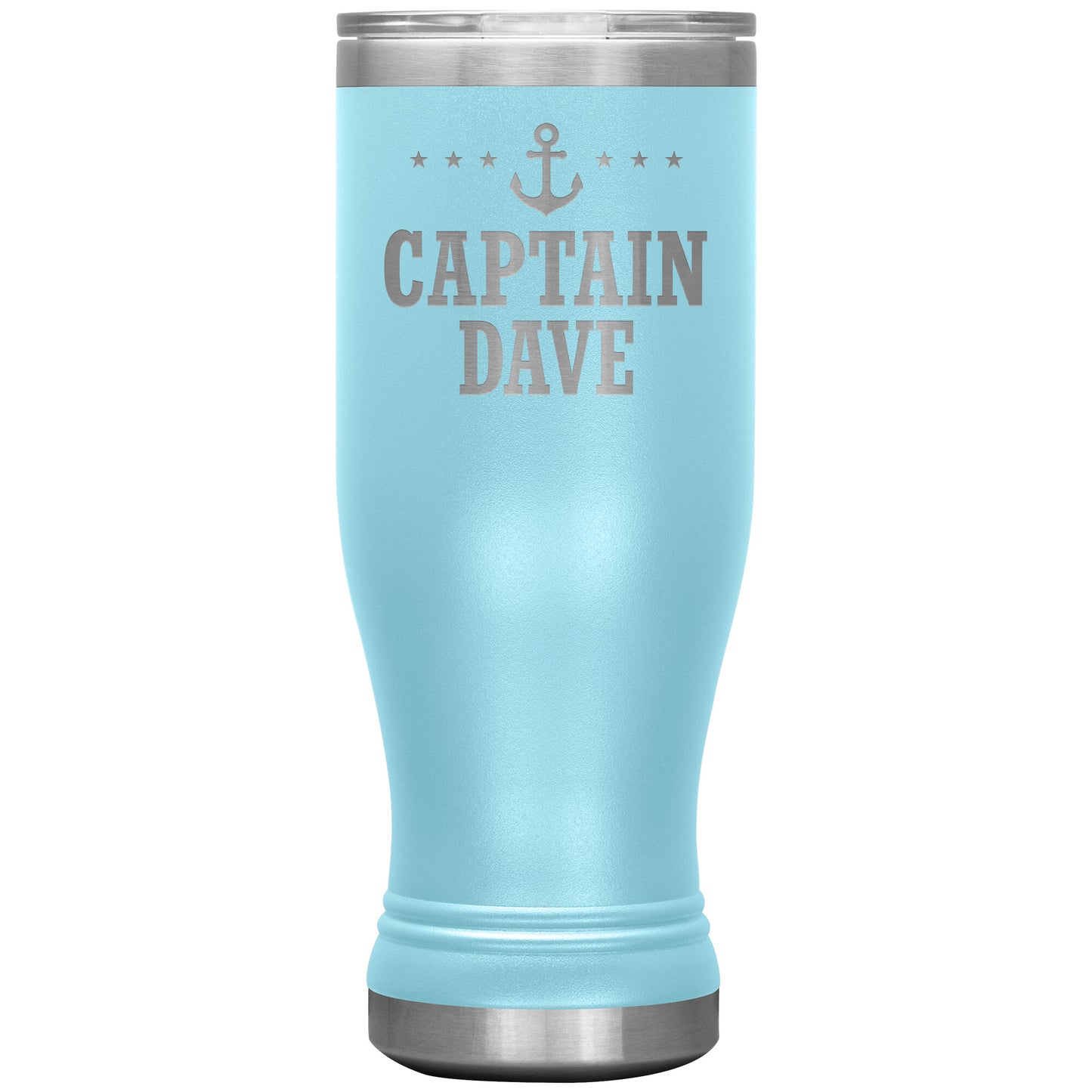 Personalized SML Boat Captain Drink Tumbler - Laser Etched