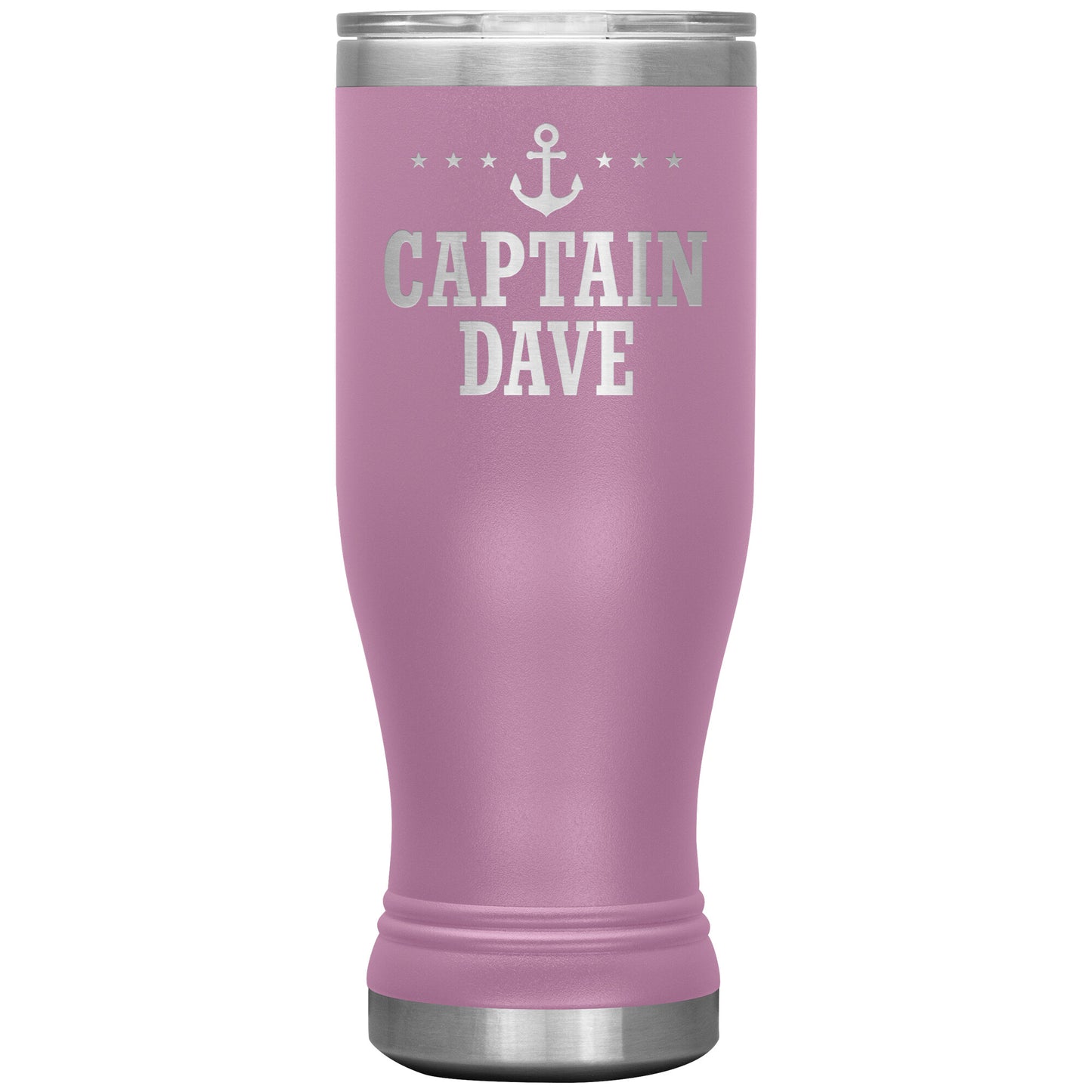 Personalized SML Boat Captain Drink Tumbler - Laser Etched