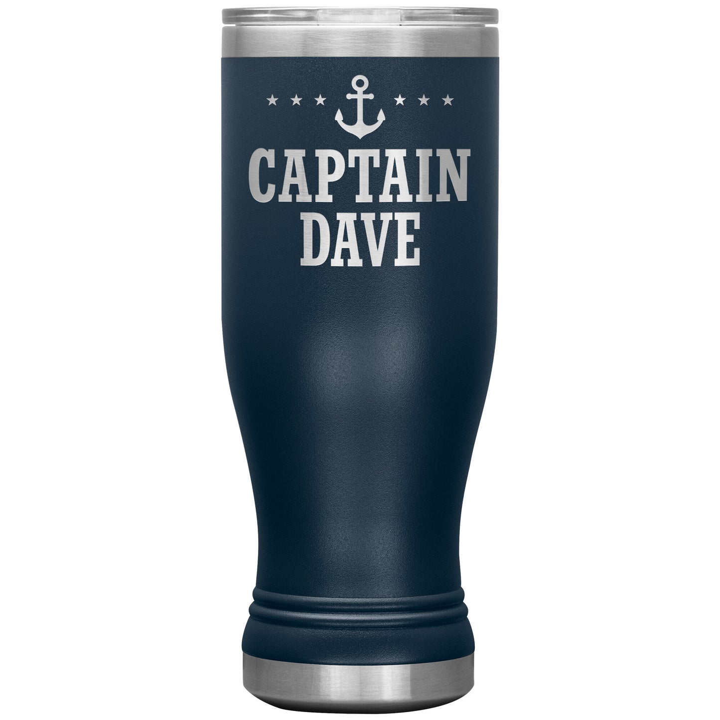 Personalized SML Boat Captain Drink Tumbler - Laser Etched