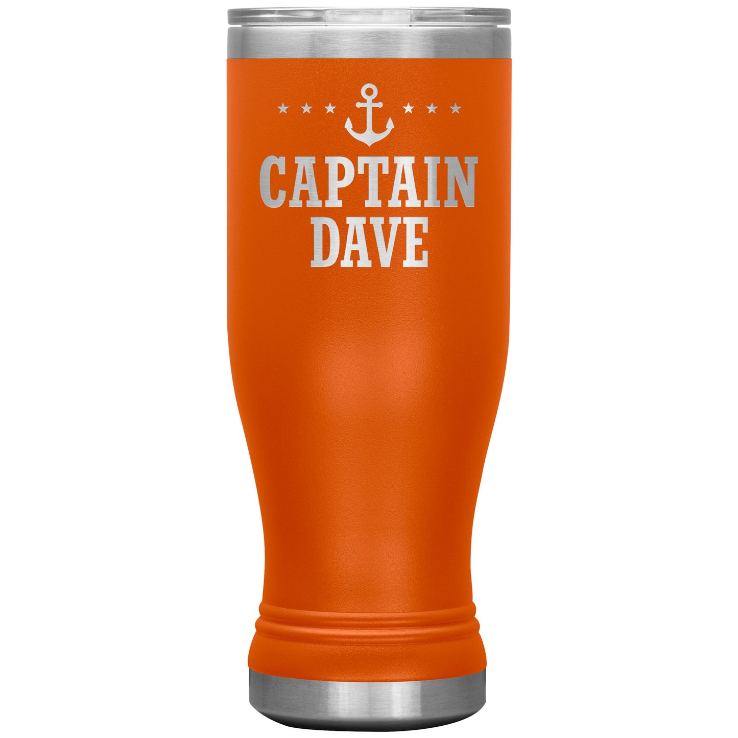 Personalized SML Boat Captain Drink Tumbler - Laser Etched