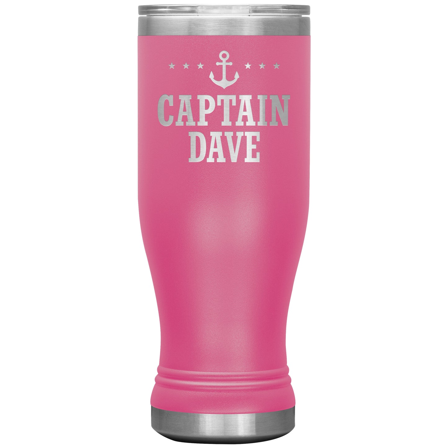 Personalized SML Boat Captain Drink Tumbler - Laser Etched
