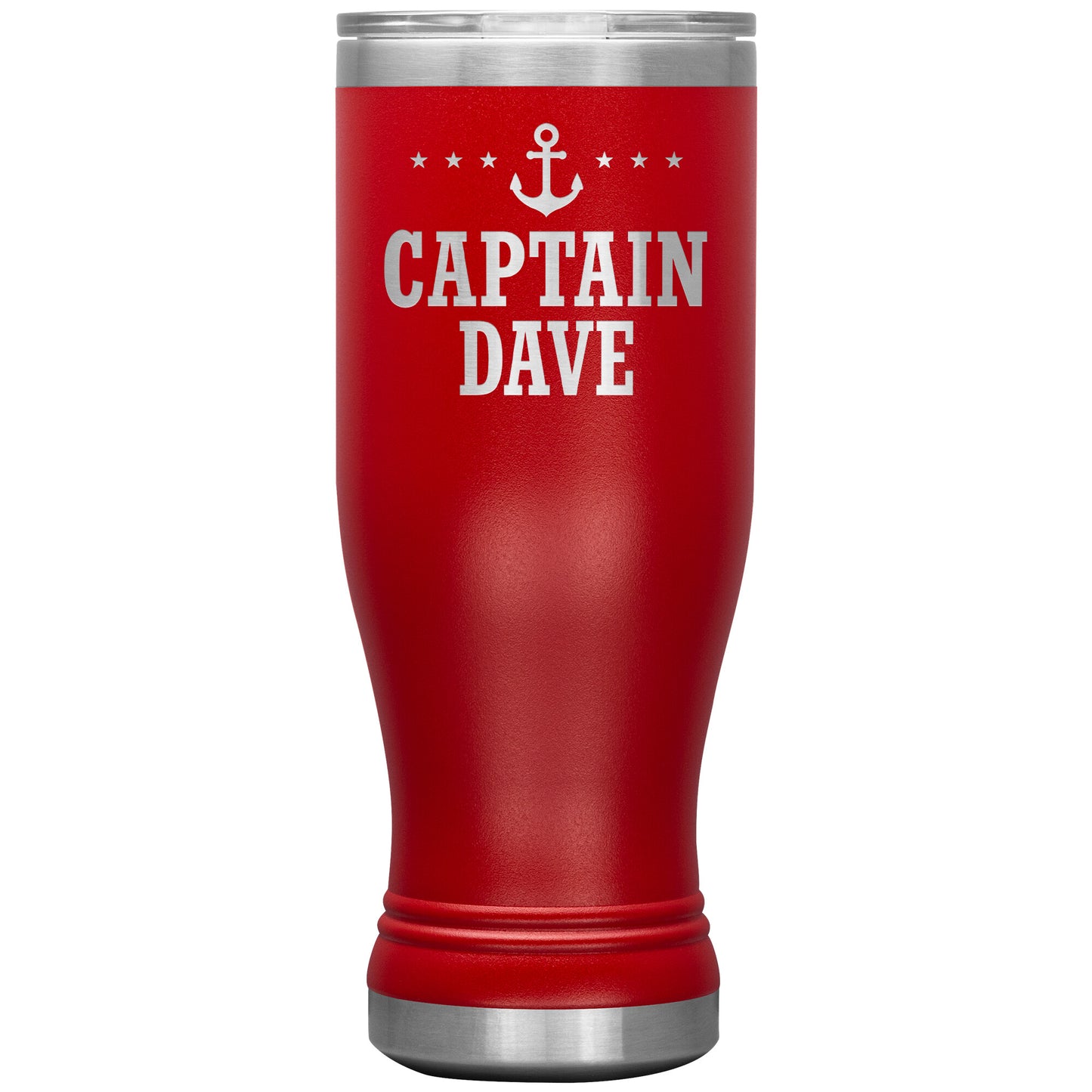 Personalized SML Boat Captain Drink Tumbler - Laser Etched