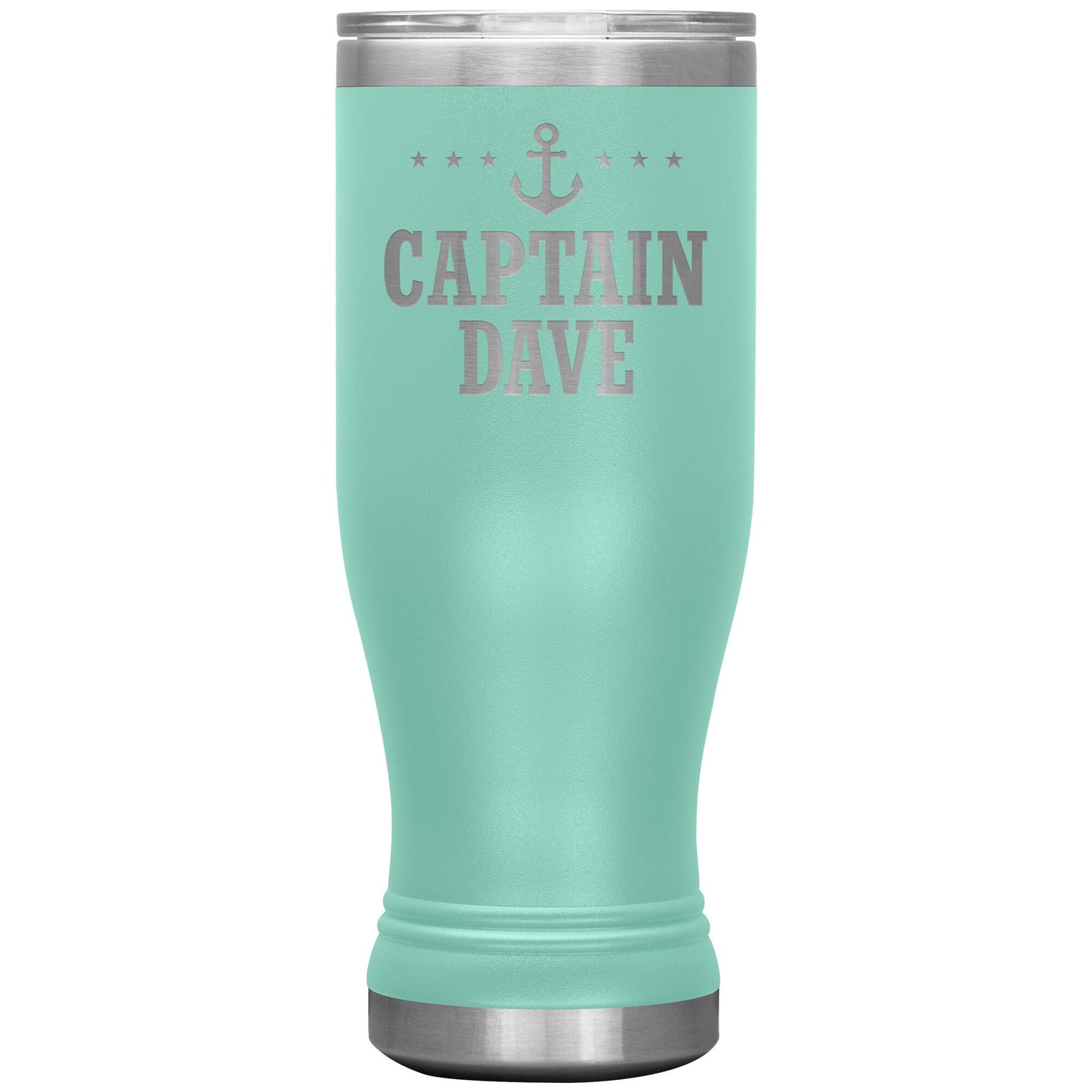 Personalized SML Boat Captain Drink Tumbler - Laser Etched