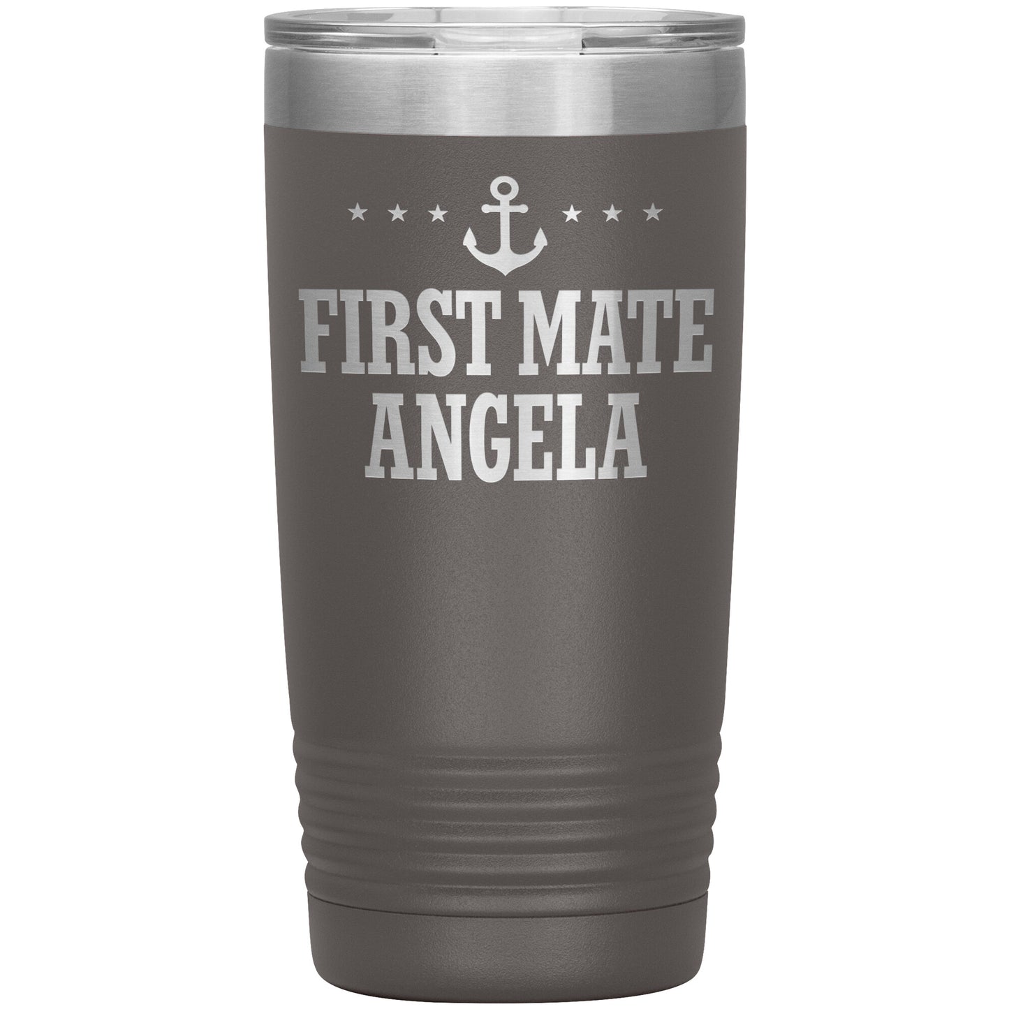 Personalized SML First Mate Drink Tumbler - Laser Etched