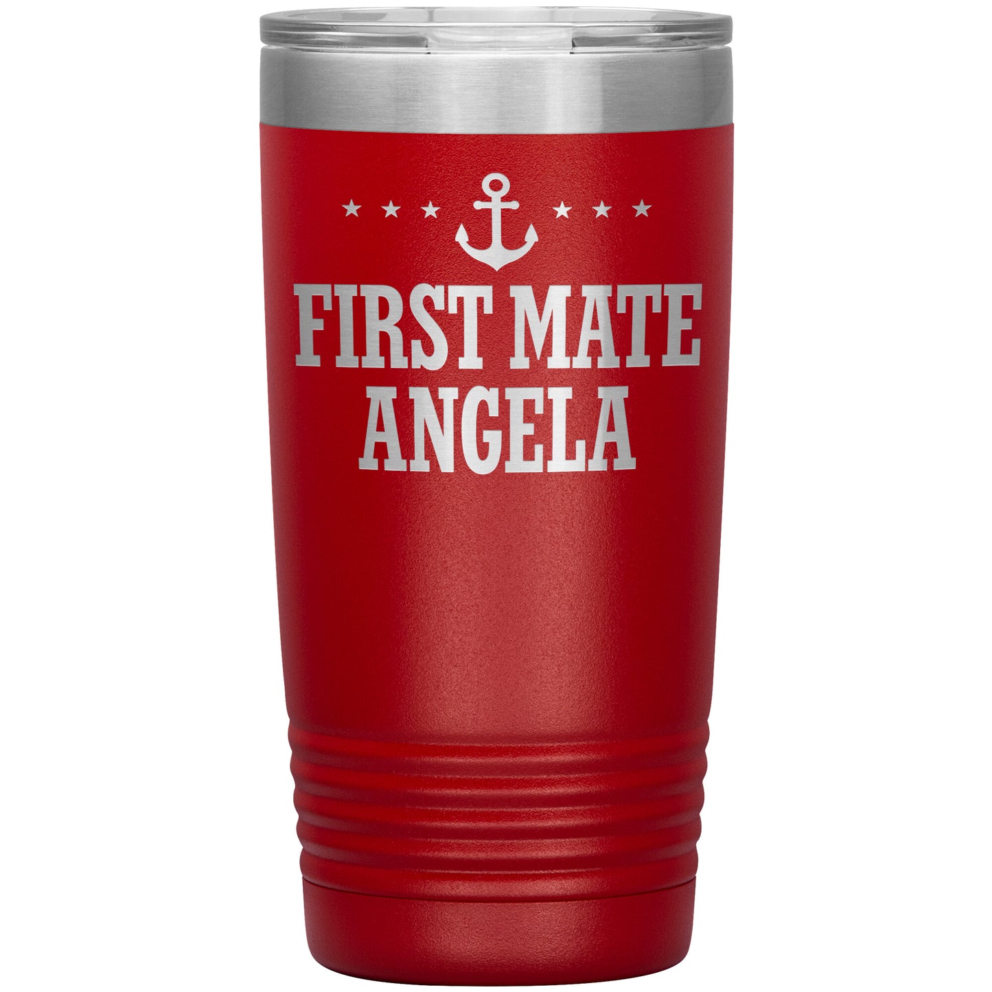 Personalized SML First Mate Drink Tumbler - Laser Etched
