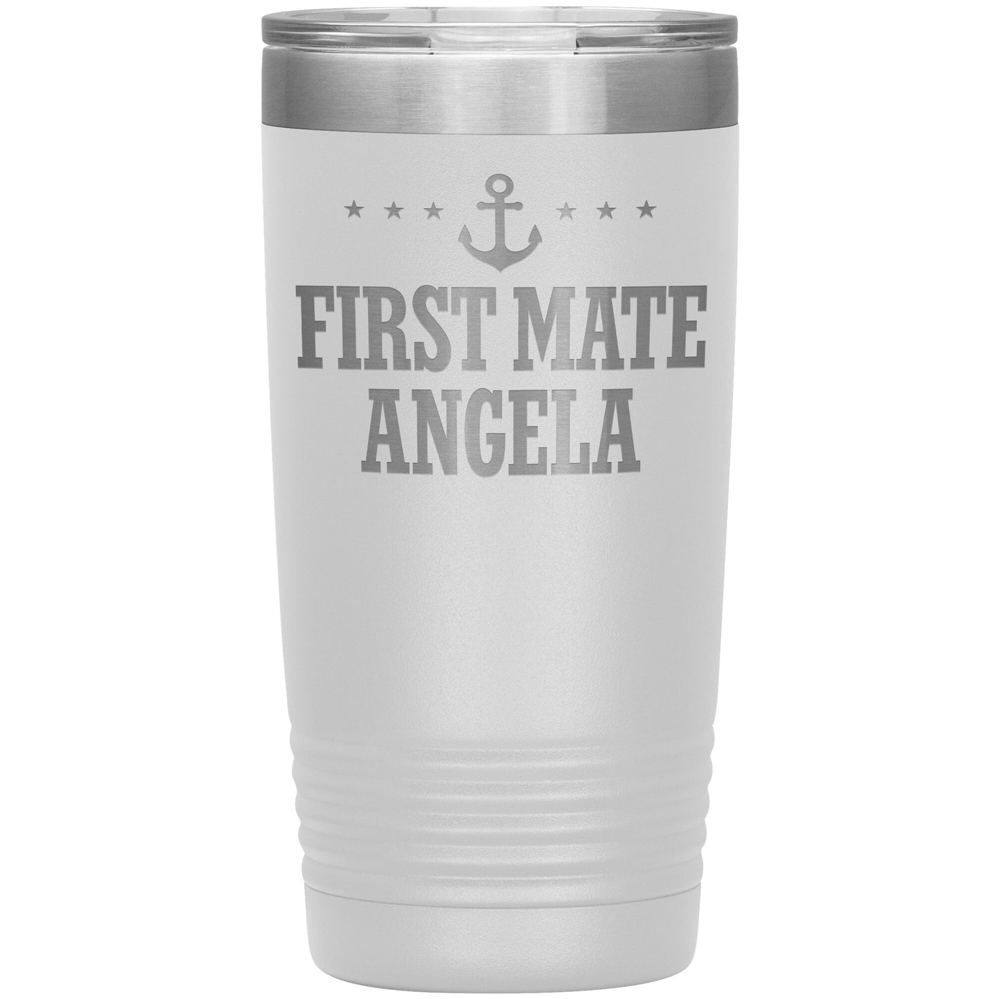 Personalized SML First Mate Drink Tumbler - Laser Etched