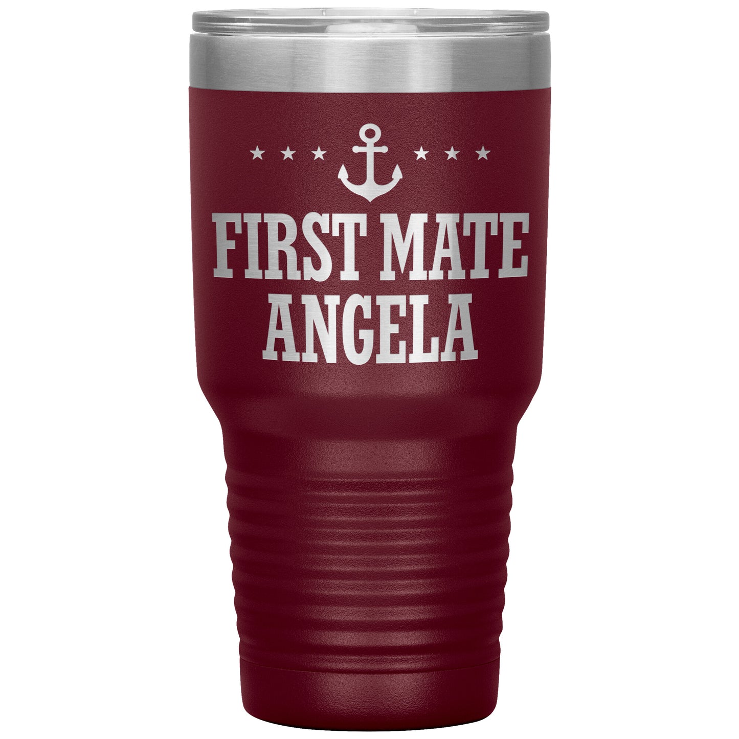 Personalized SML First Mate Drink Tumbler - Laser Etched