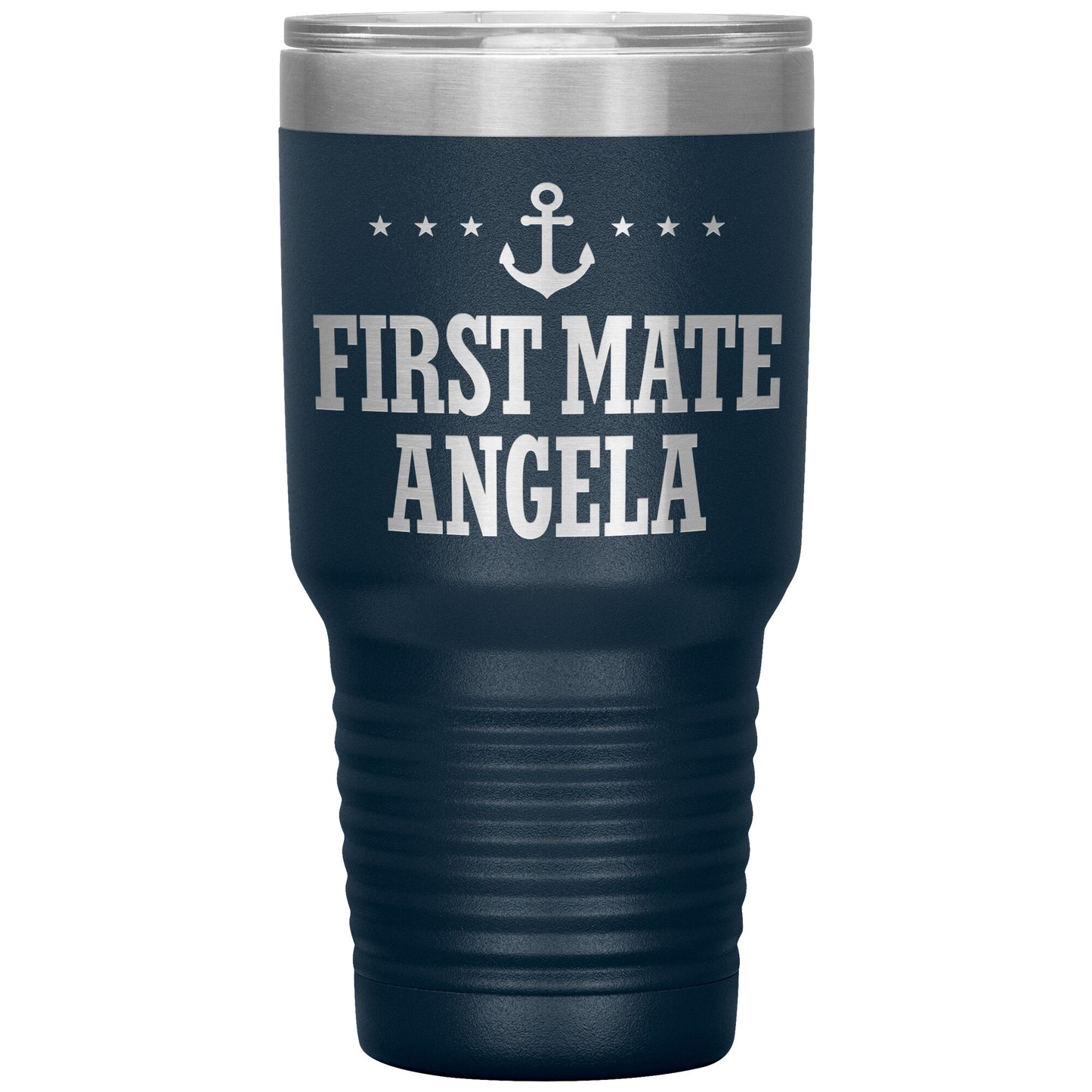 Personalized SML First Mate Drink Tumbler - Laser Etched
