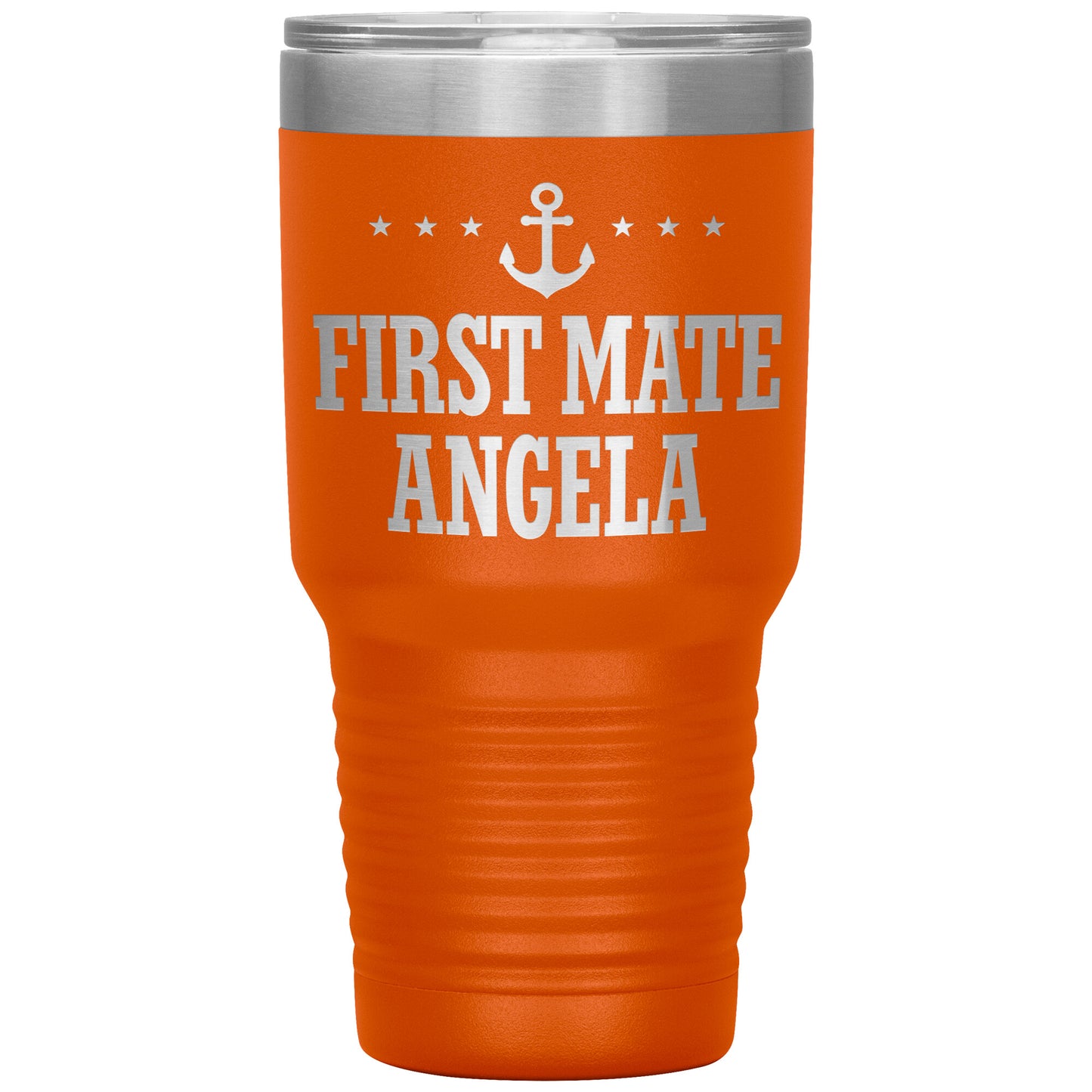 Personalized SML First Mate Drink Tumbler - Laser Etched