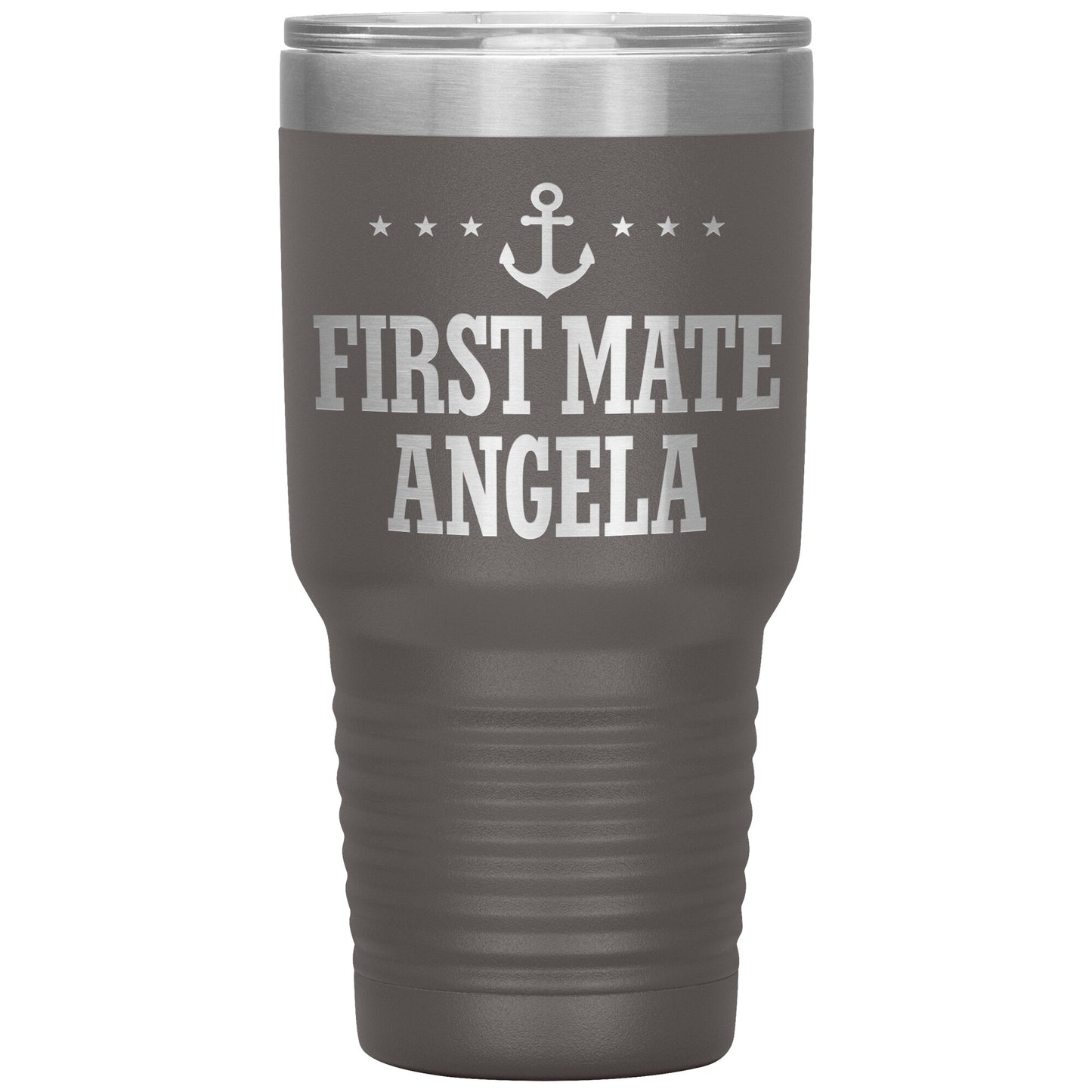 Personalized SML First Mate Drink Tumbler - Laser Etched
