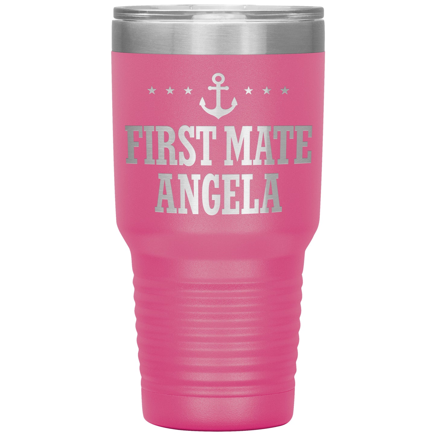 Personalized SML First Mate Drink Tumbler - Laser Etched