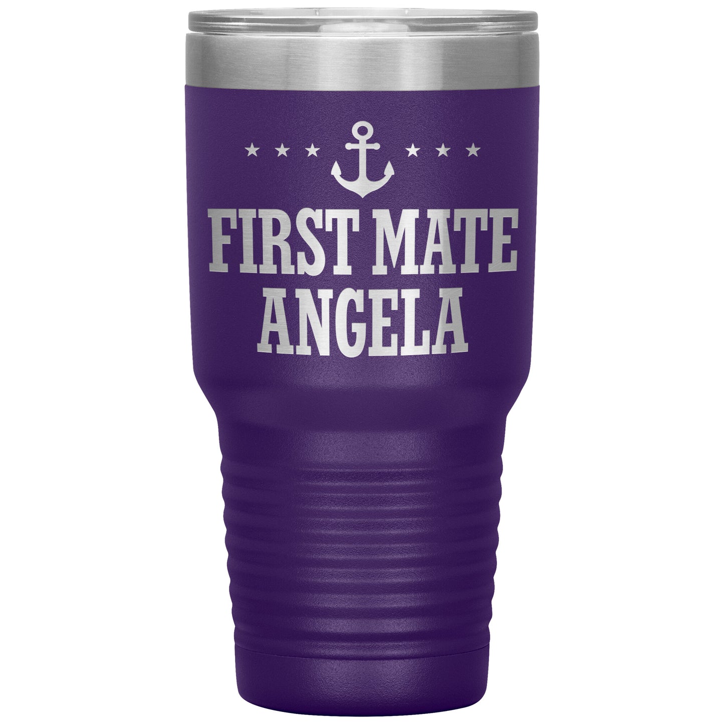 Personalized SML First Mate Drink Tumbler - Laser Etched