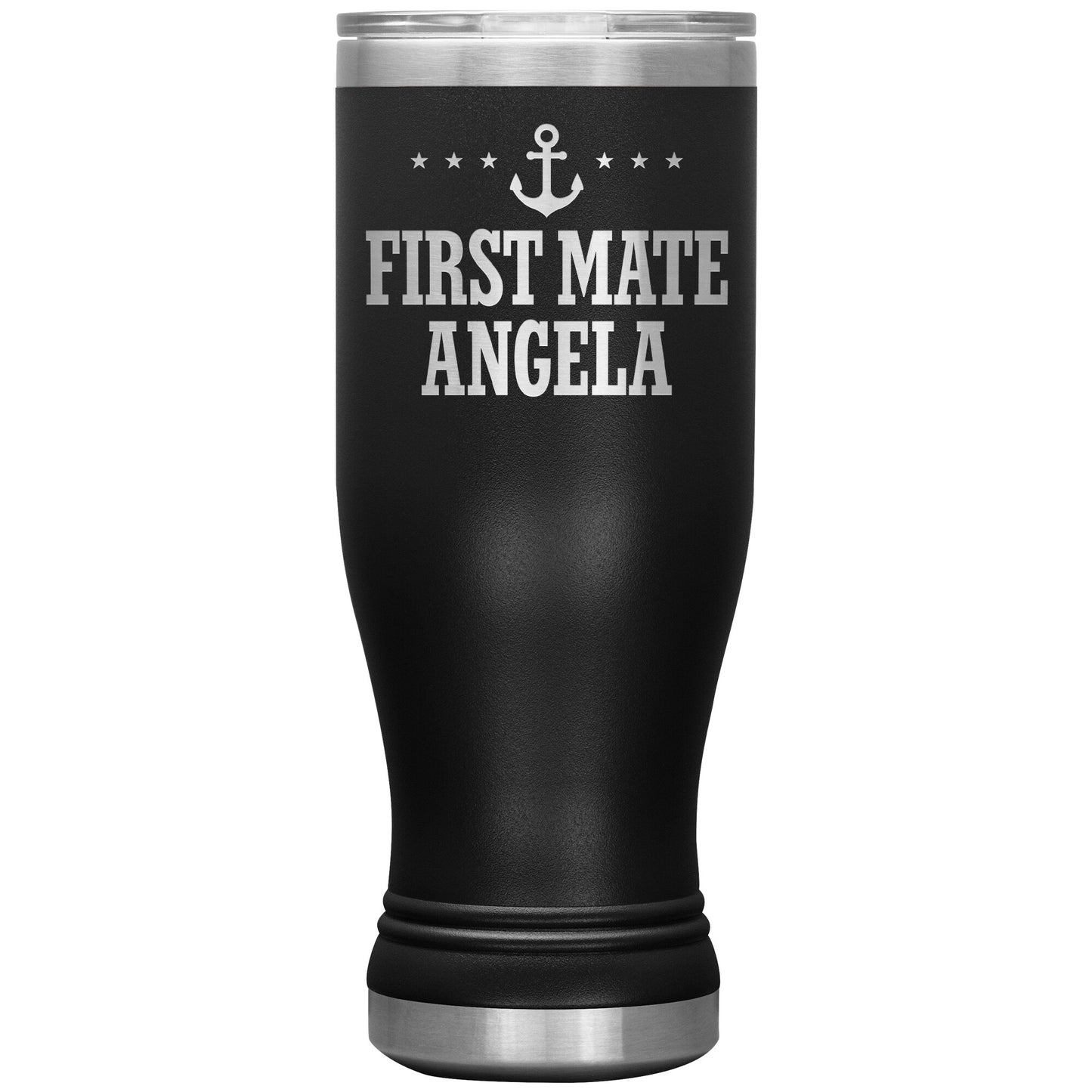 Personalized SML First Mate Drink Tumbler - Laser Etched