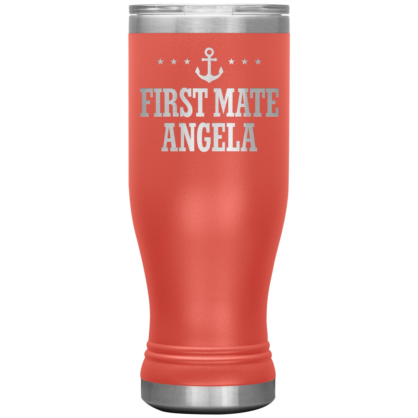 Personalized SML First Mate Drink Tumbler - Laser Etched