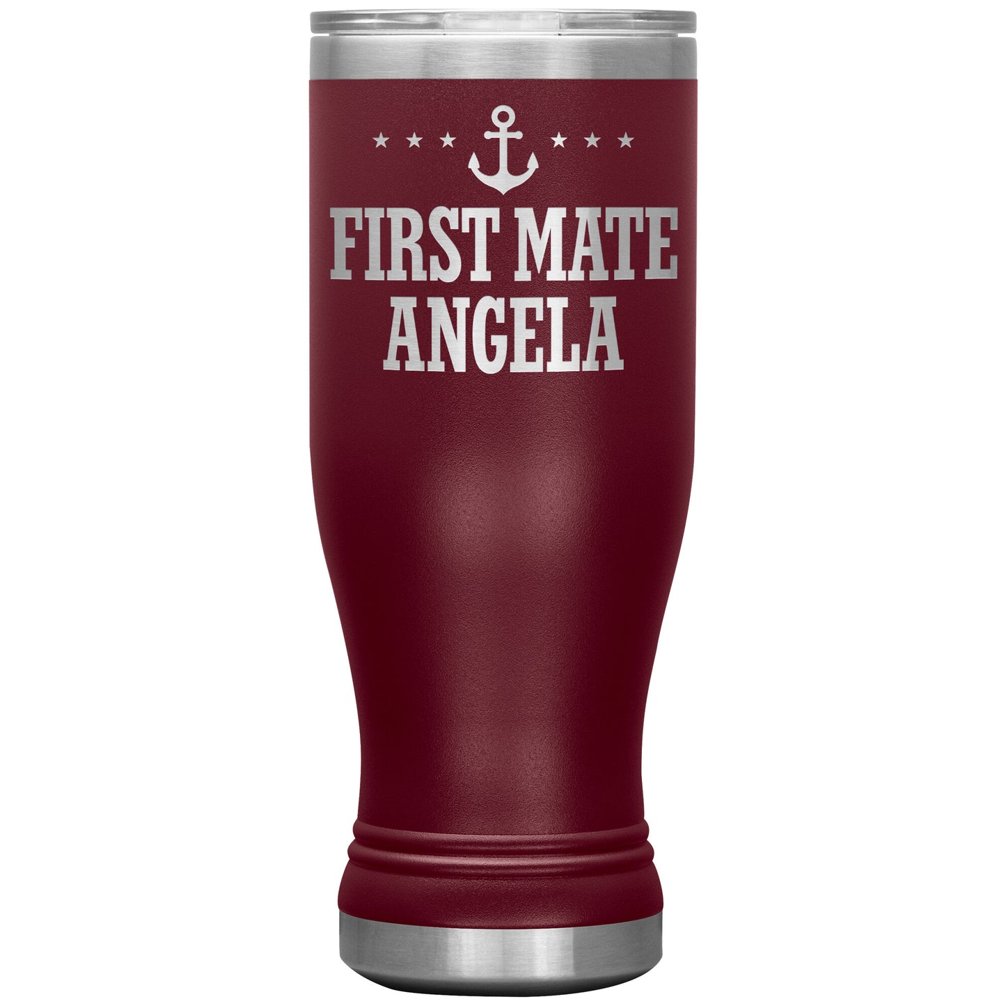 Personalized SML First Mate Drink Tumbler - Laser Etched