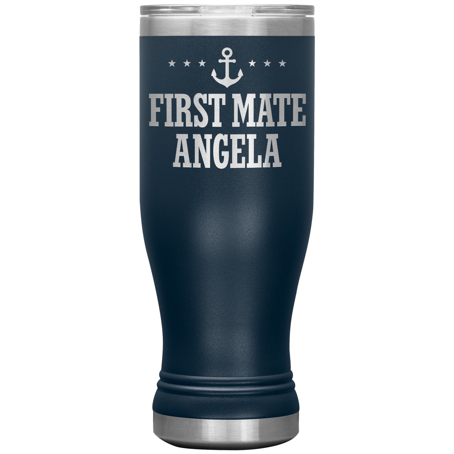Personalized SML First Mate Drink Tumbler - Laser Etched