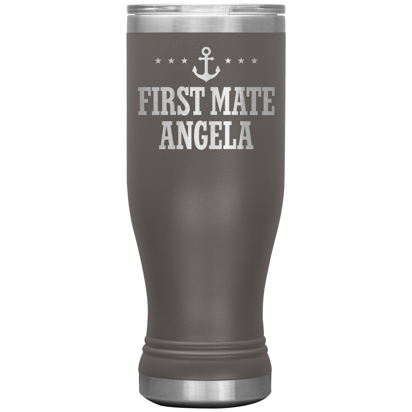 Personalized SML First Mate Drink Tumbler - Laser Etched