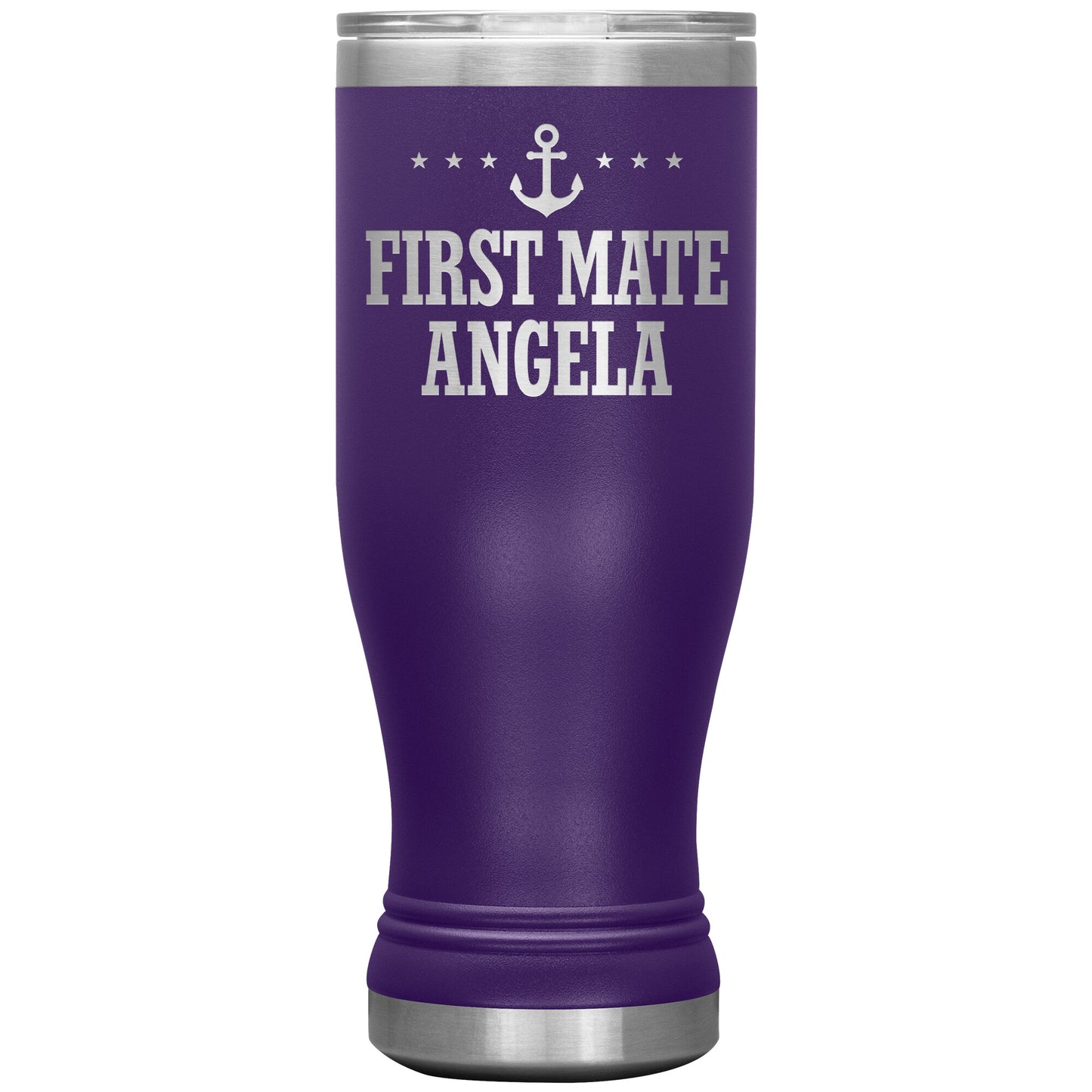 Personalized SML First Mate Drink Tumbler - Laser Etched