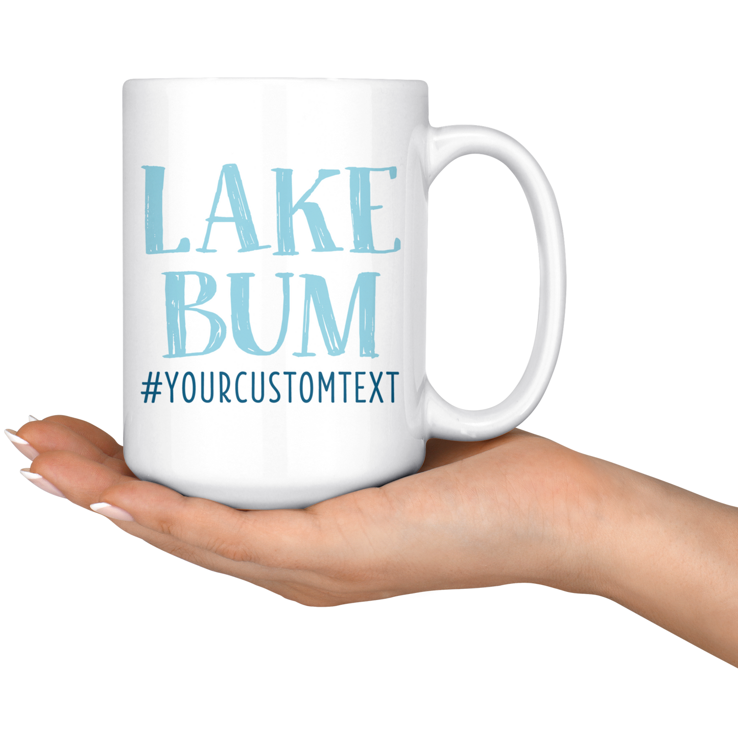 Lake Bum Design Custom Coffee Mug