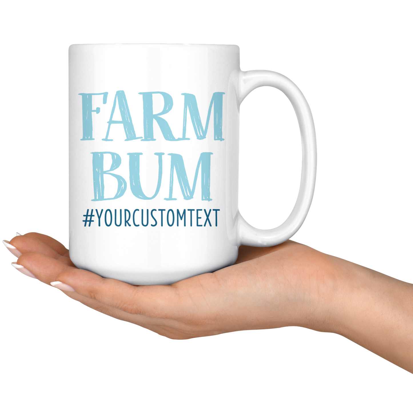 Farm Bum Custom Coffee Mug - 11oz or 15oz